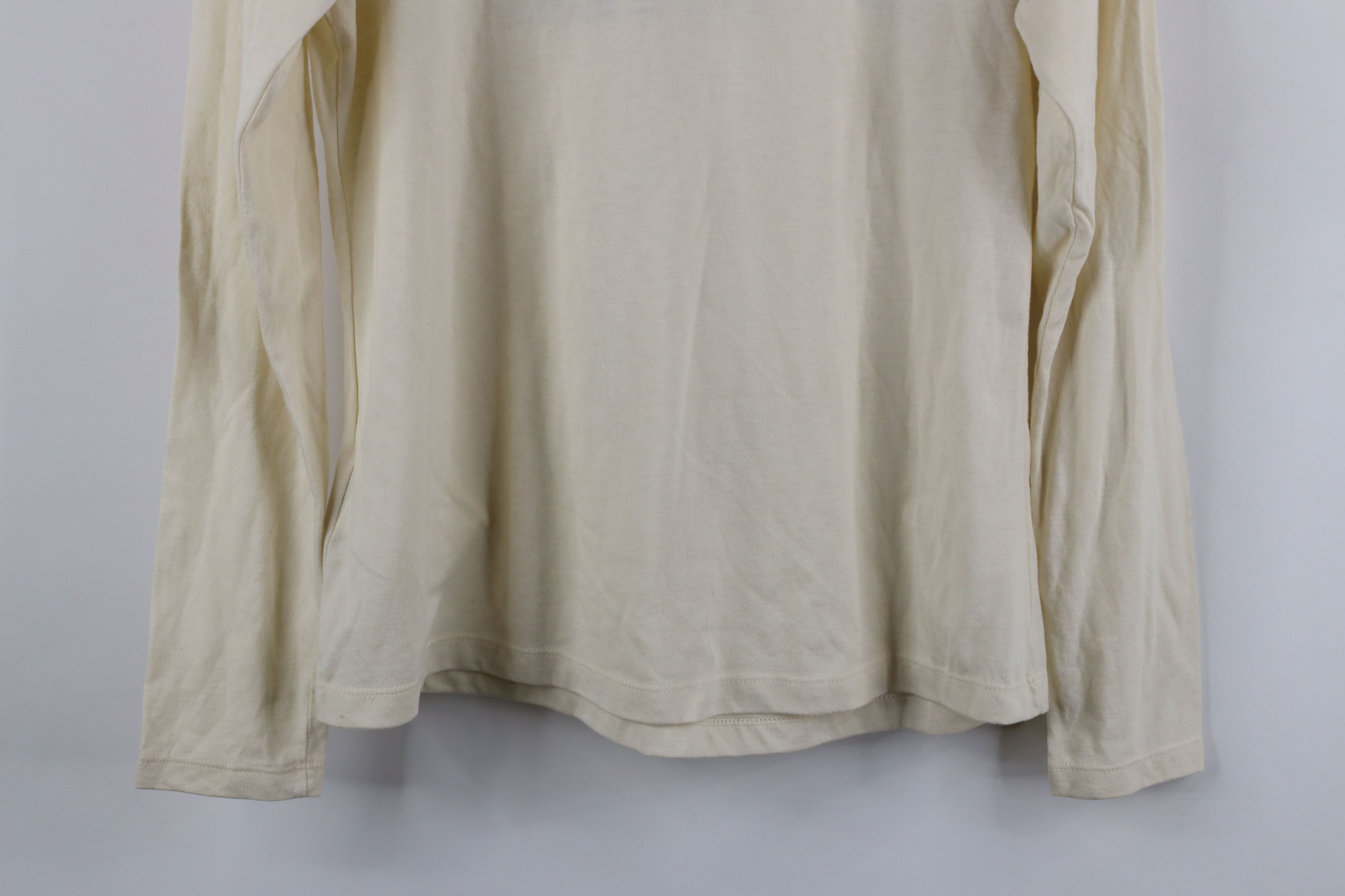 The North Face × Vintage New The North Face Bear Logo Long Sleeve T-Shirt Cream Size L / US 10 / IT 46 - 11 Thumbnail