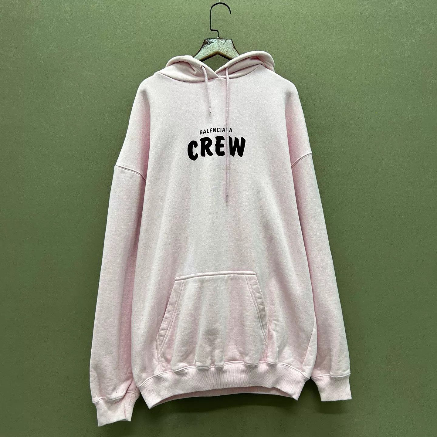 Balenciaga Balenciaga Pink Crew Logo Hoodie XS 99 New Size XS / US 0-2 / IT 36-38 - 1 Thumbnail