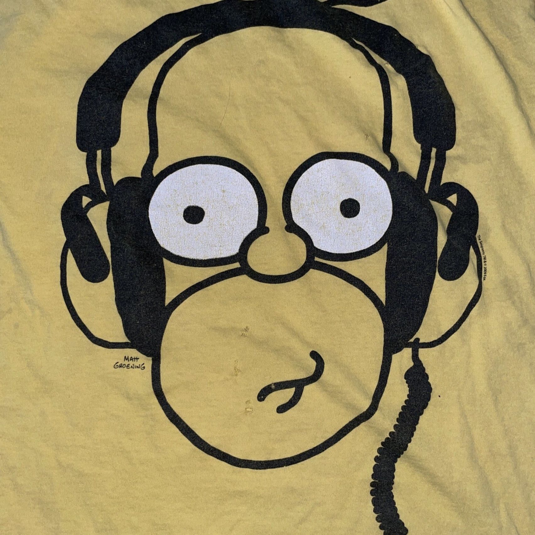 Vintage VINTAGE Homer T-Shirt Yellow Medium Matt Groening Men's M The Simpsons Shirt Size US M / EU 48-50 / 2 - 2 Thumbnail