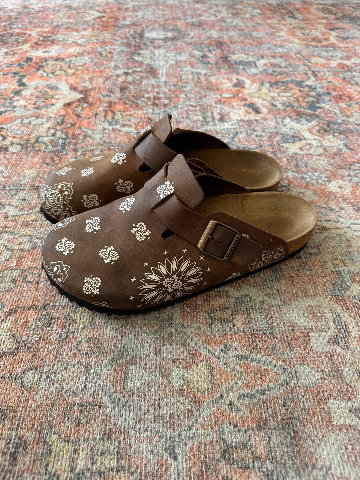 Bravest Studios Mocha Paisley London Mule Size US 9 / EU 42 - 2 Thumbnail