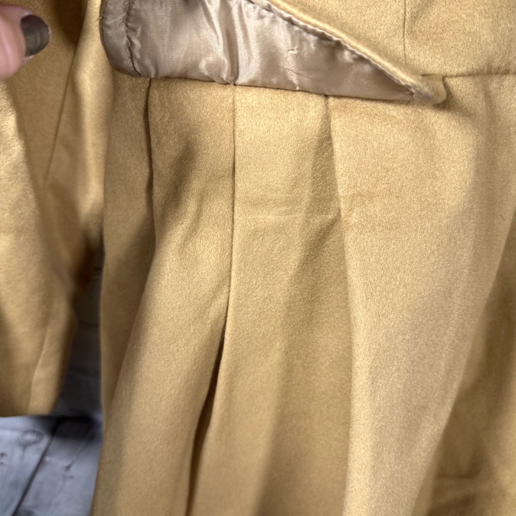 Vintage VINTAGE Zeagoo Women’s 2XL Faux Fur Lapel Double-Breasted Thick Trench Coat NWT Size XXL / US 16-18 / IT 52-54 - 3 Thumbnail