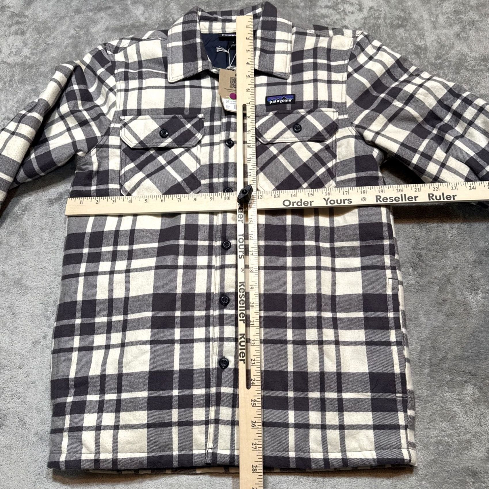 Patagonia Patagonia Fjord Flannel Shirt Men S Blue Jacket Organic Cotton Insulated Quilted Pockets Hiking Walking Size US S / EU 44-46 / 1 - 5 Thumbnail