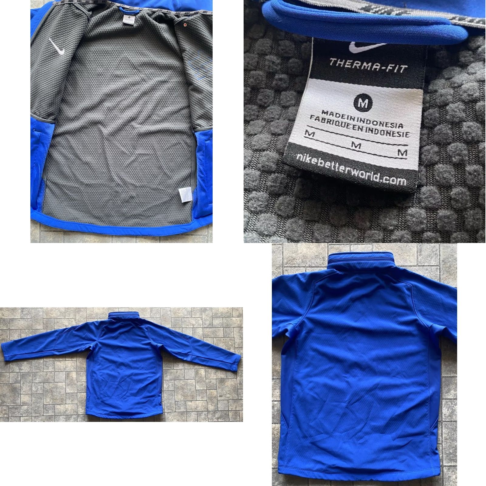 Nike Nike Therma-Fit Air Force Jacket MENS Medium W/ Hidden Hood & Audio Pocket NWT Blue Size US M / EU 48-50 / 2 - 10 Thumbnail