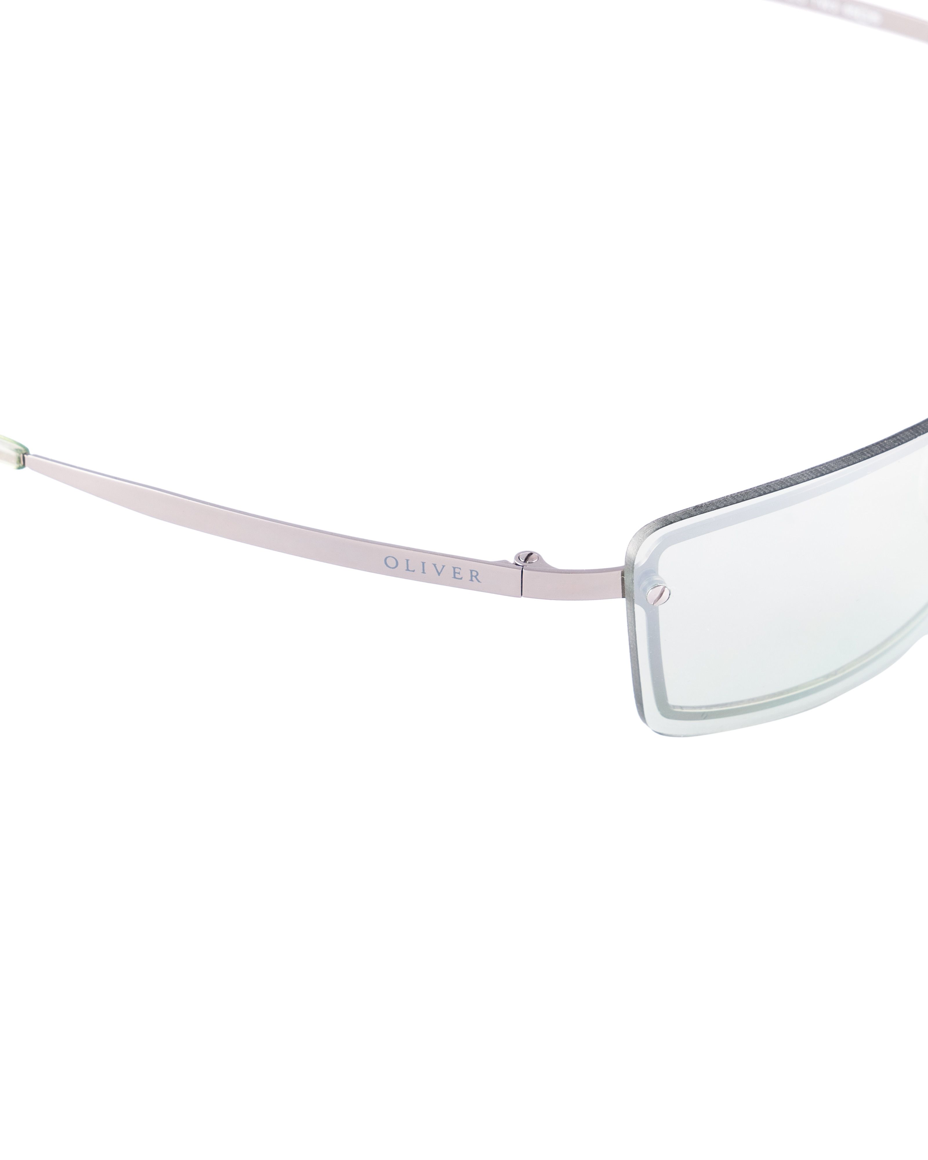 Valentino Oliver by Valentino 90's Clear Rectangular Sunglasses Size ONE SIZE - 3 Thumbnail