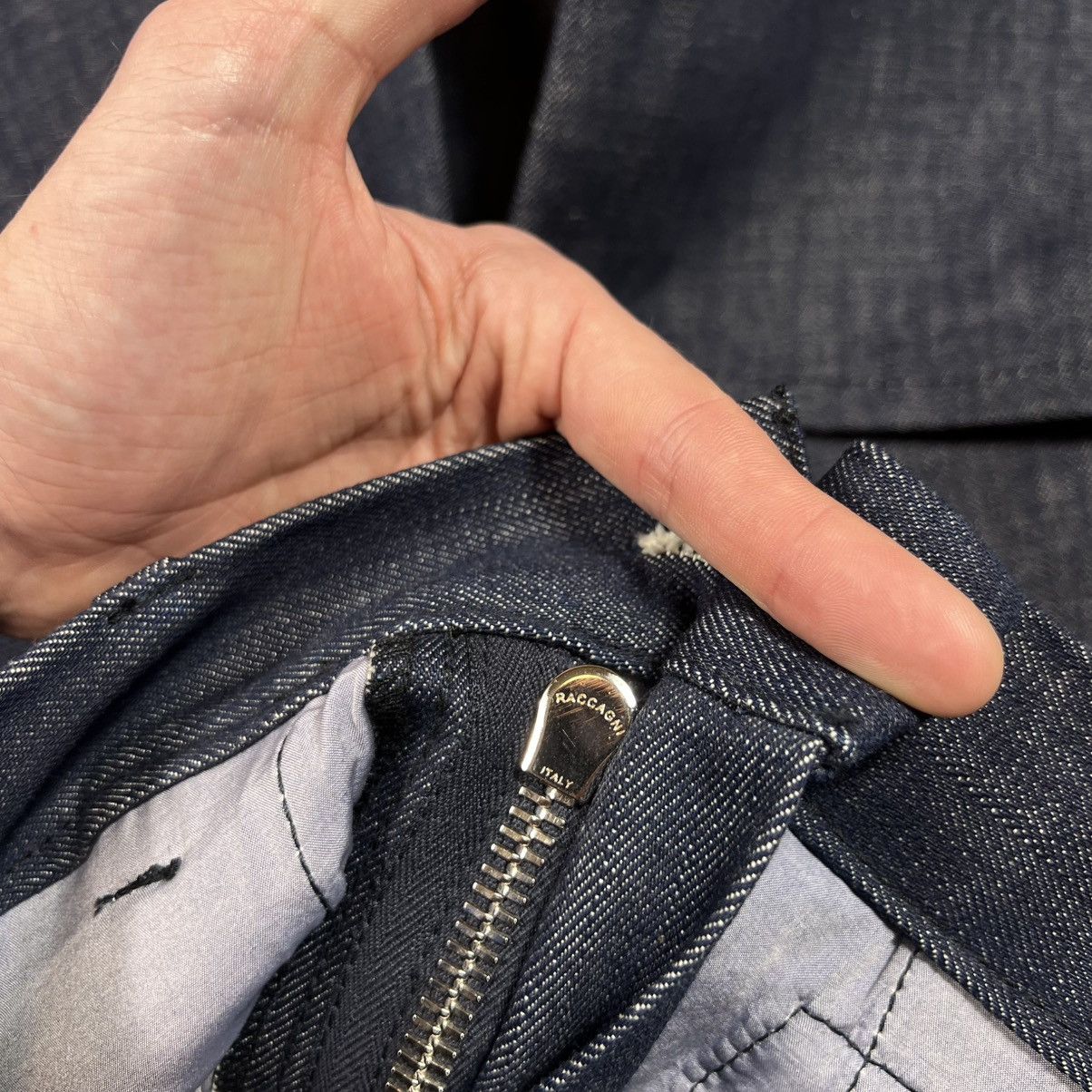 Angelo Galasso ANGELO GALASSO Denim Jeans Leather Pocket Luxury Rare Style Size US 34 / EU 50 - 17 Thumbnail