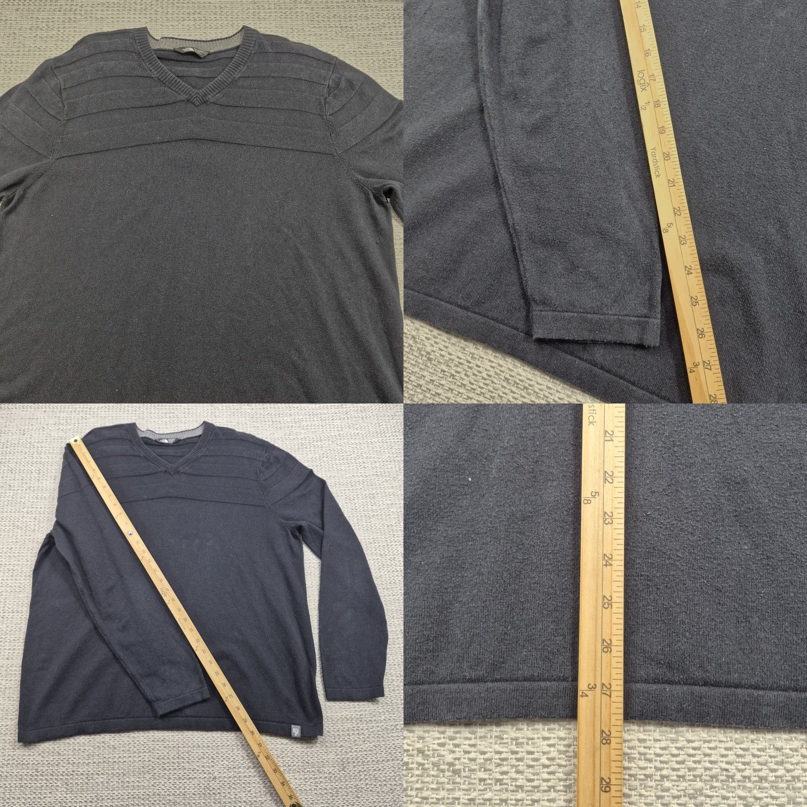 The North Face The North Face Sweater Mens XL Black V-Neck Knit Pullover Size US XL / EU 56 / 4 - 8 Thumbnail
