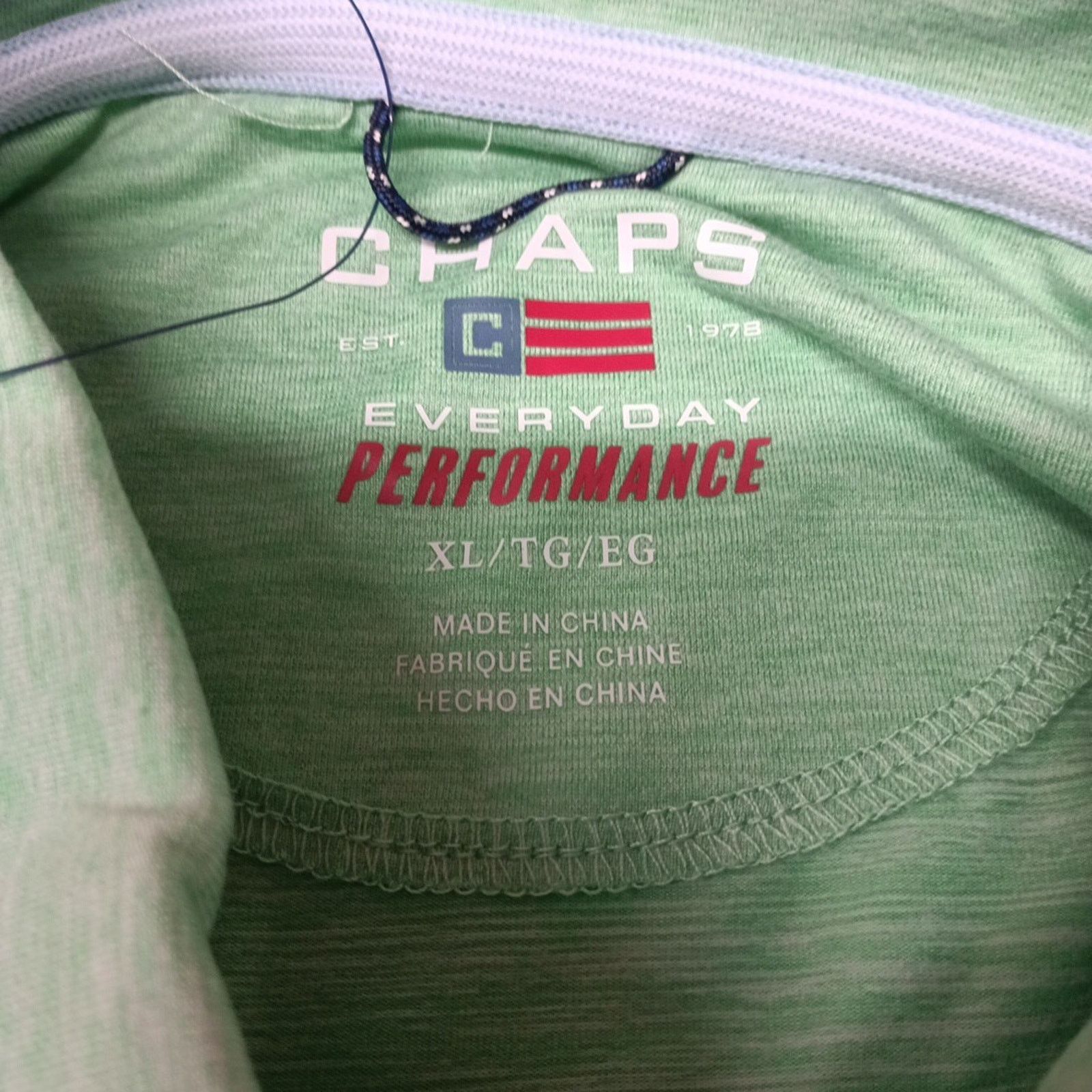 Chaps Chaps Everyday Performance Polo Shirt Men's Size XL Jade Size US XL / EU 56 / 4 - 4 Thumbnail