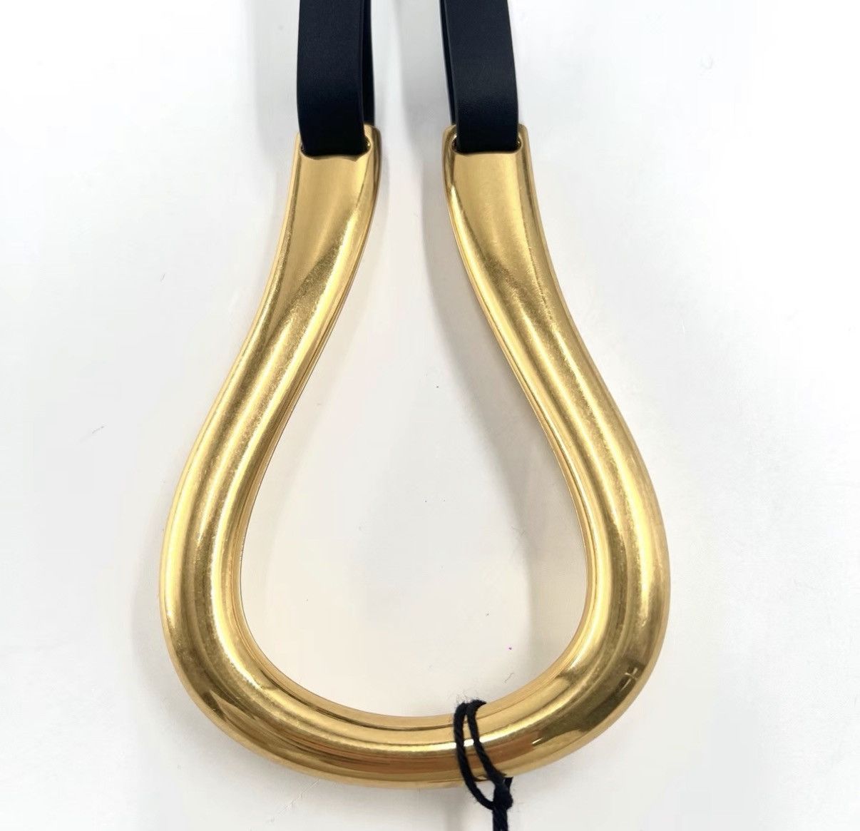 Bottega Veneta Bottega Veneta / Black Metal Horseshoe Buckle Belt K12 Size ONE SIZE - 6 Thumbnail