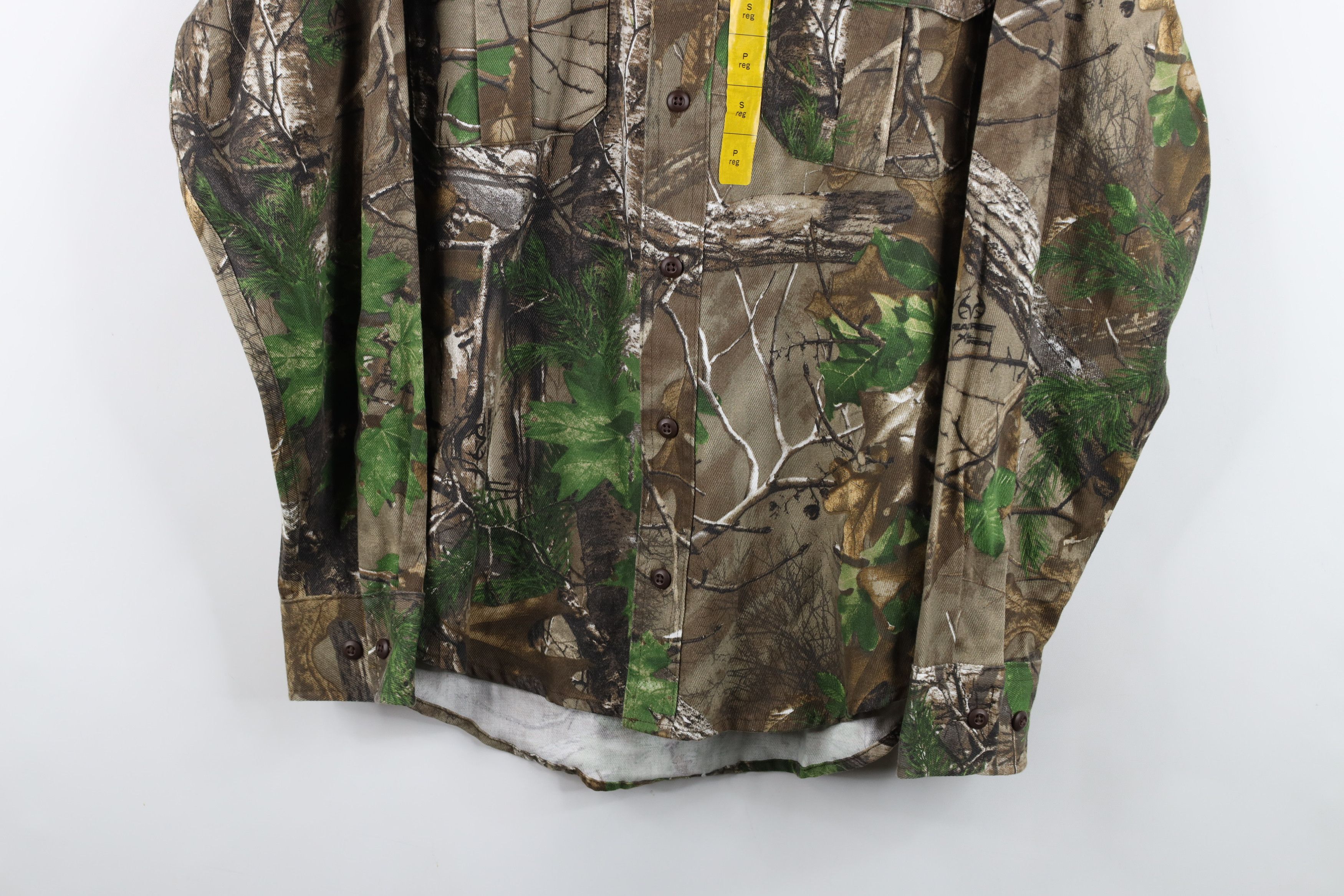 Cabelas Deadstock Vintage Y2K Cabelas Camouflage Twill Button Shirt Size US S / EU 44-46 / 1 - 3 Thumbnail