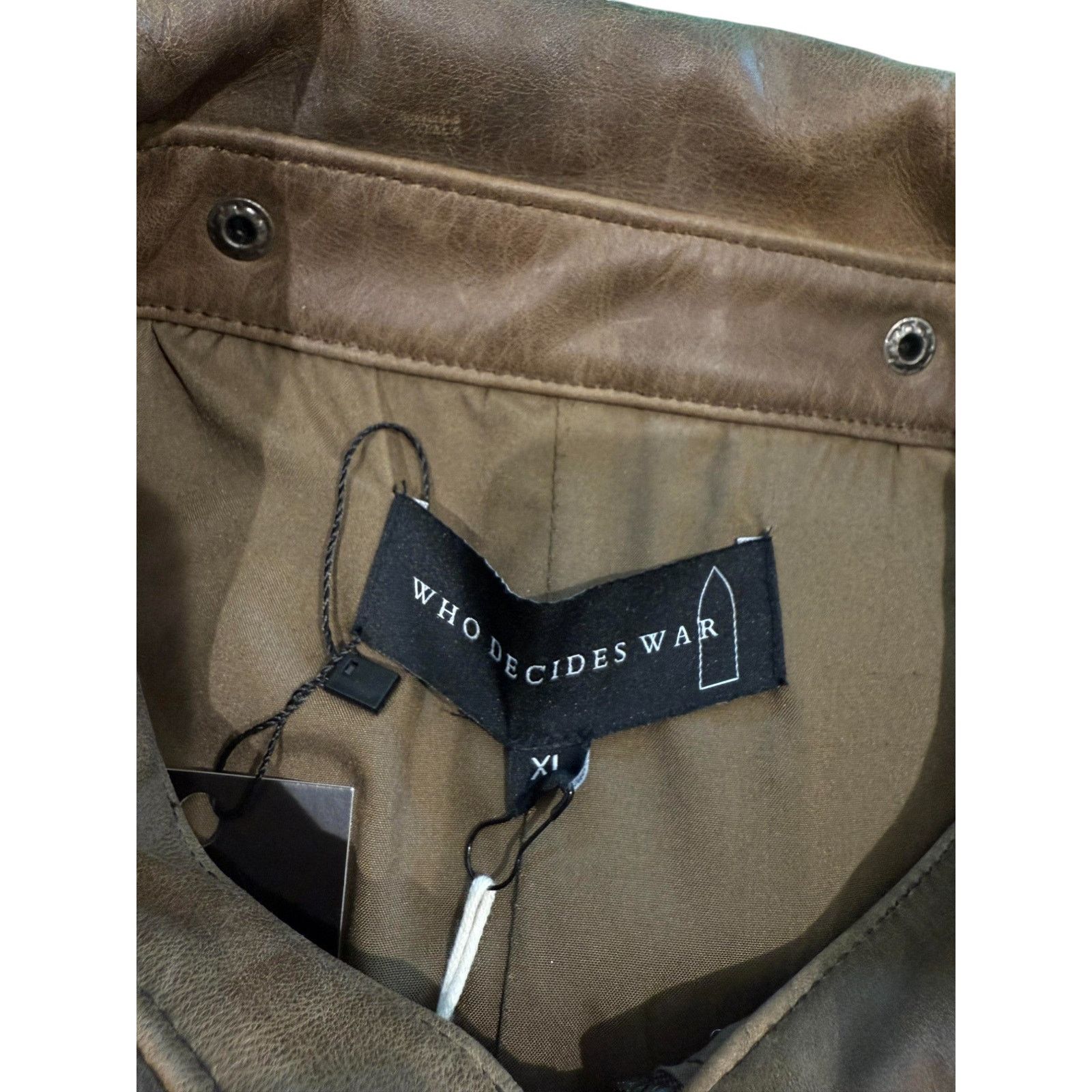 Other WDW Leather Brown Jacket Size US XL / EU 56 / 4 - 2 Thumbnail