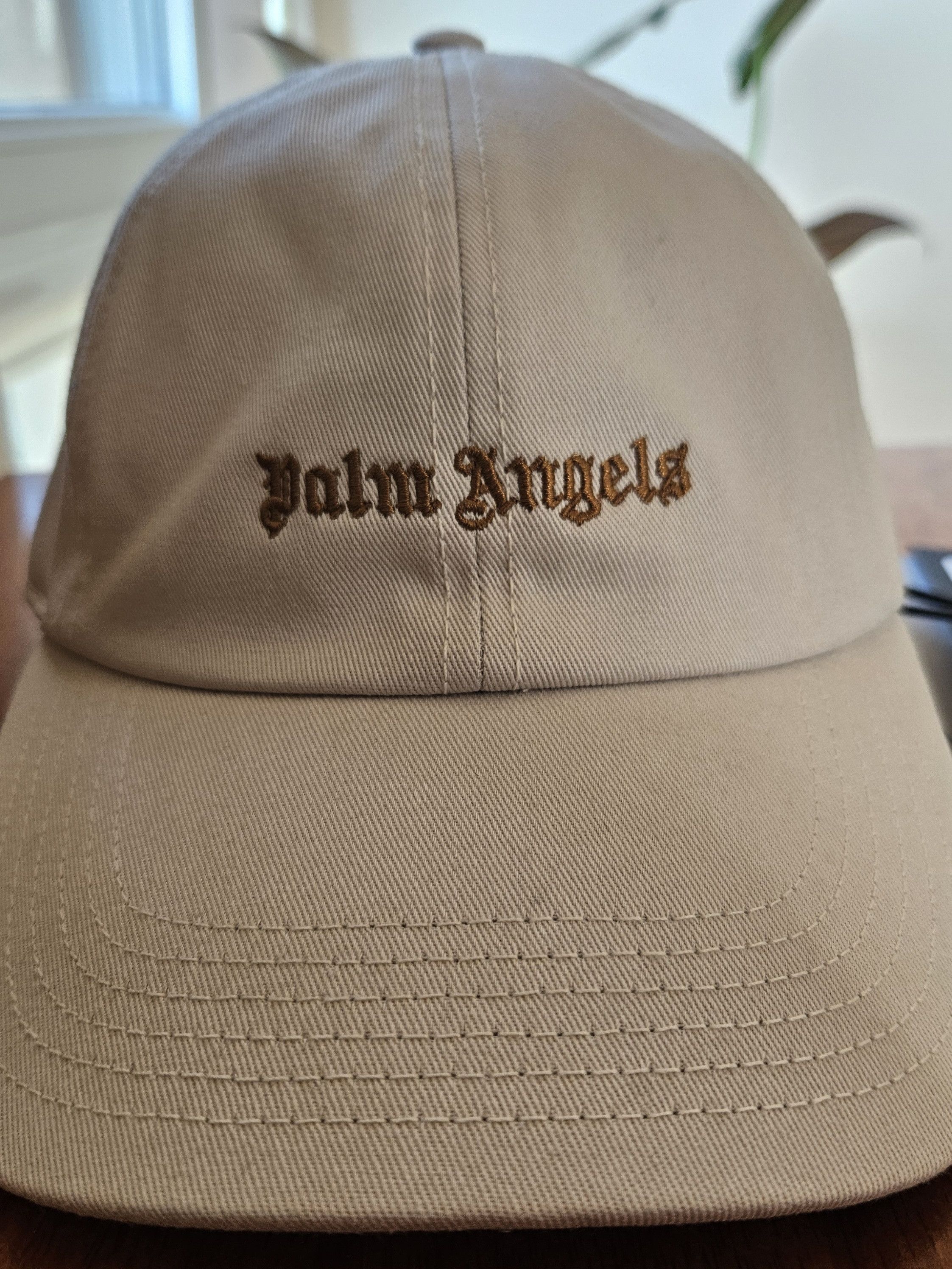 Palm Angels Classic Logo Cap Light Beige Palm Angels Size ONE SIZE - 2 Thumbnail