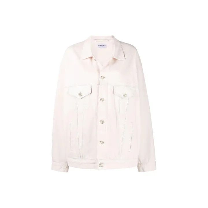 Balenciaga Balenciaga Washed Effect Oversized Denim Jacket 0079 Size XL / US 12-14 / IT 48-50 - 1 Thumbnail