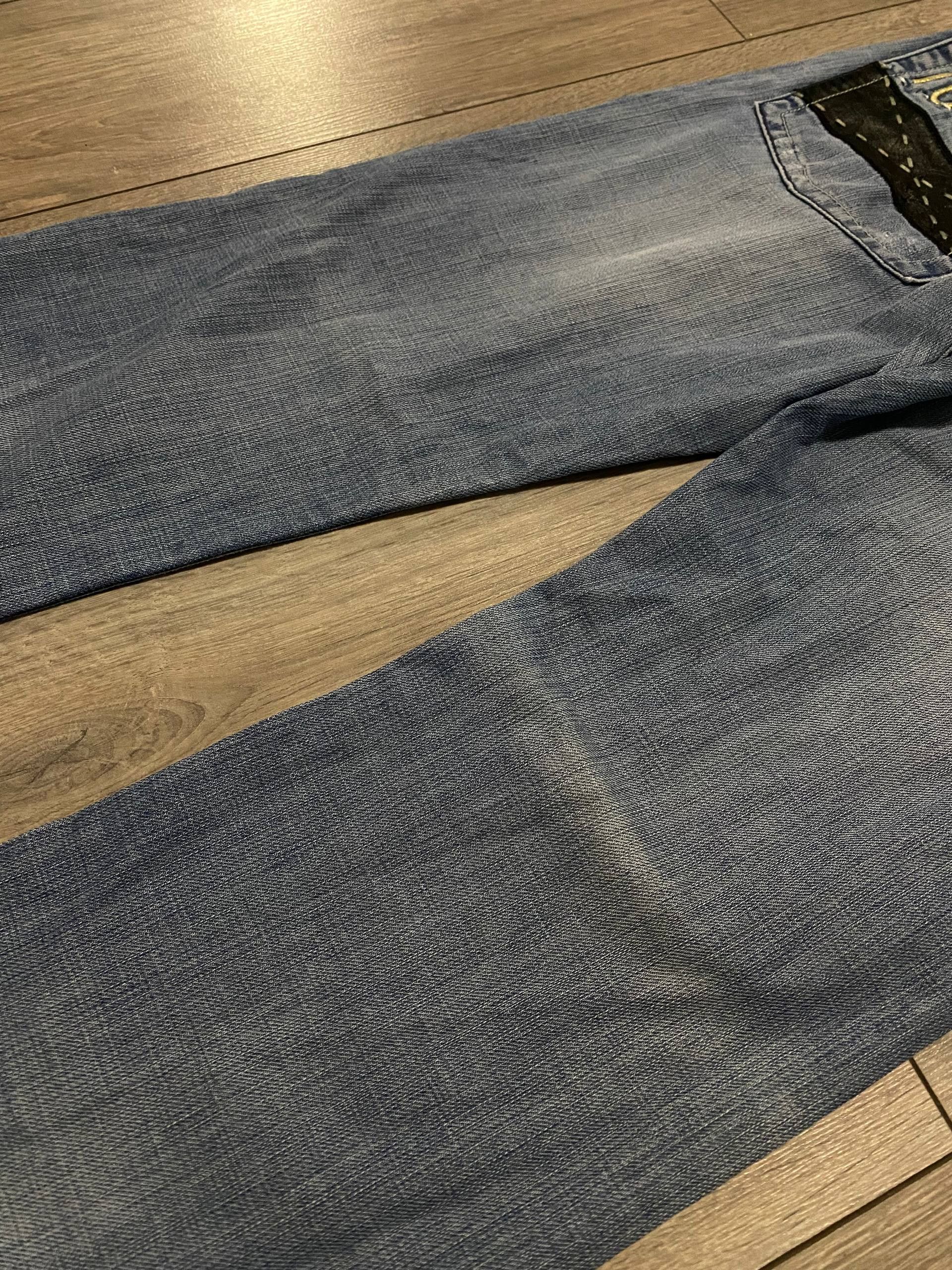 Roberto Cavalli Roberto Cavalli Vintage Baggy Jeans Big Logo Painted 90s Size US 31 - 8 Thumbnail