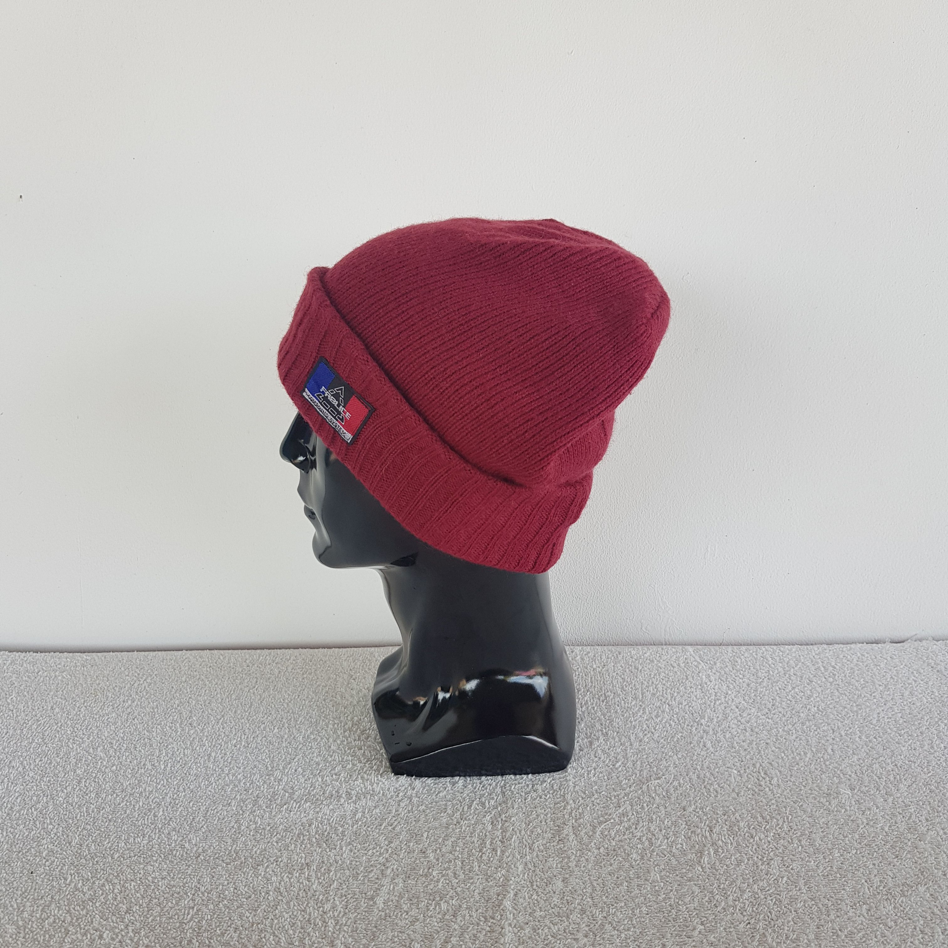 Japanese Brand Vintage Fablice Beanie Ribbed Knit Snow Caps Ski Hats. Size ONE SIZE - 4 Thumbnail