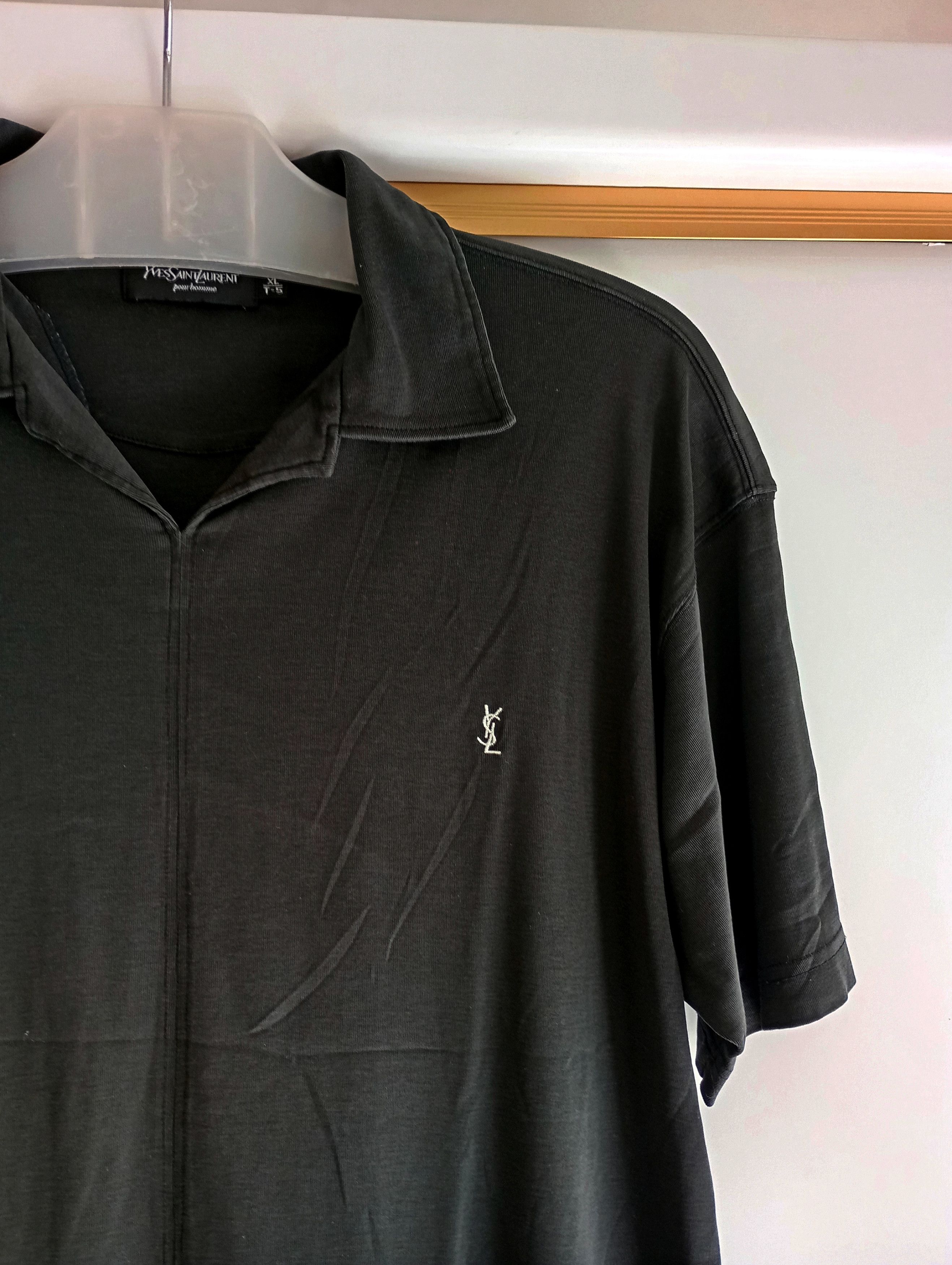 Vintage × Yves Saint Laurent Vintage YSL Yves Saint Laurent Small Logo T Shirt Size US XL / EU 56 / 4 - 7 Thumbnail