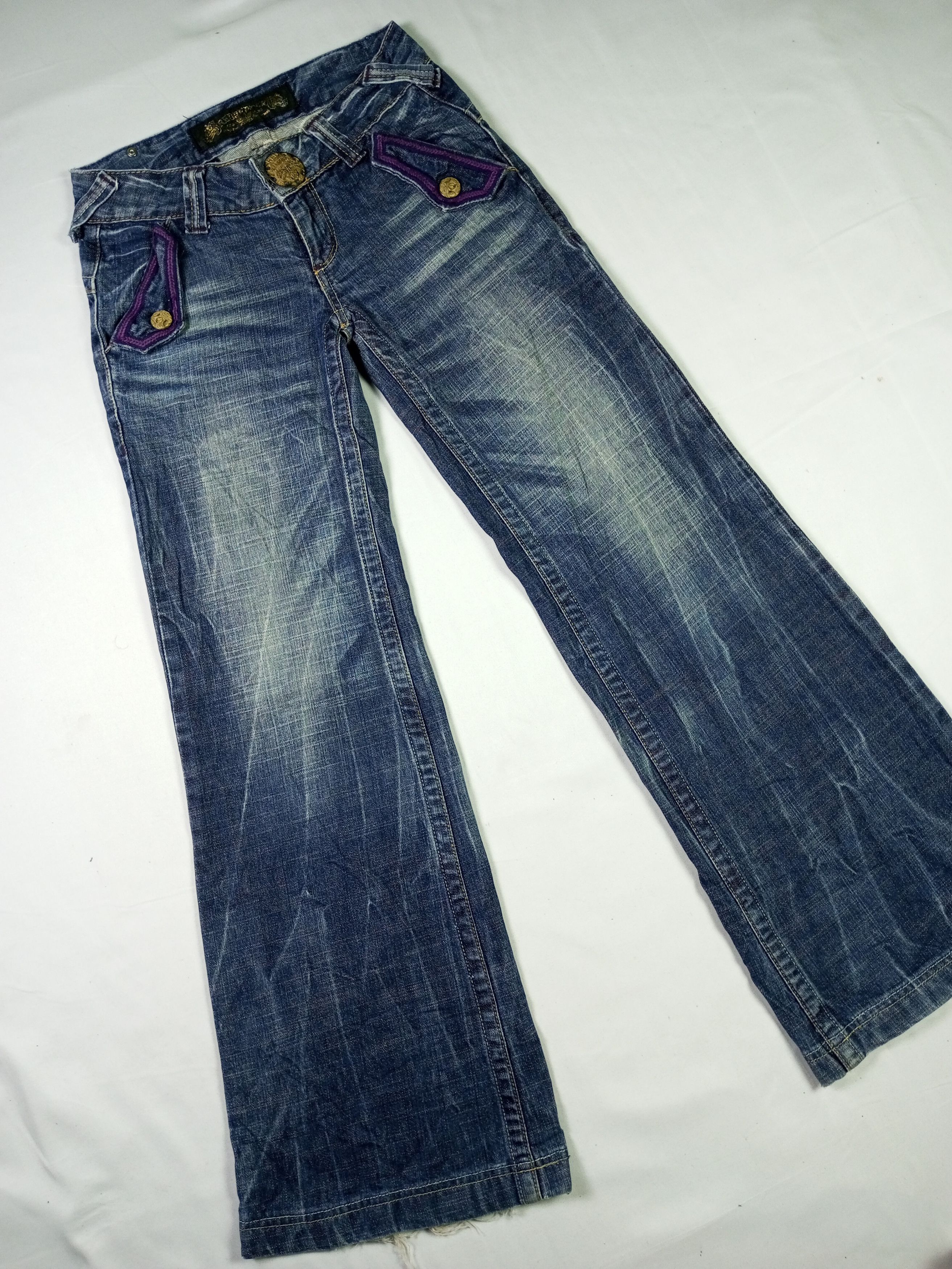 Japanese Brand 🔥Flare🔥🔥Vintage Japanese Brand Red Pepper Jeans Size US 26 / EU 42 - 2 Thumbnail