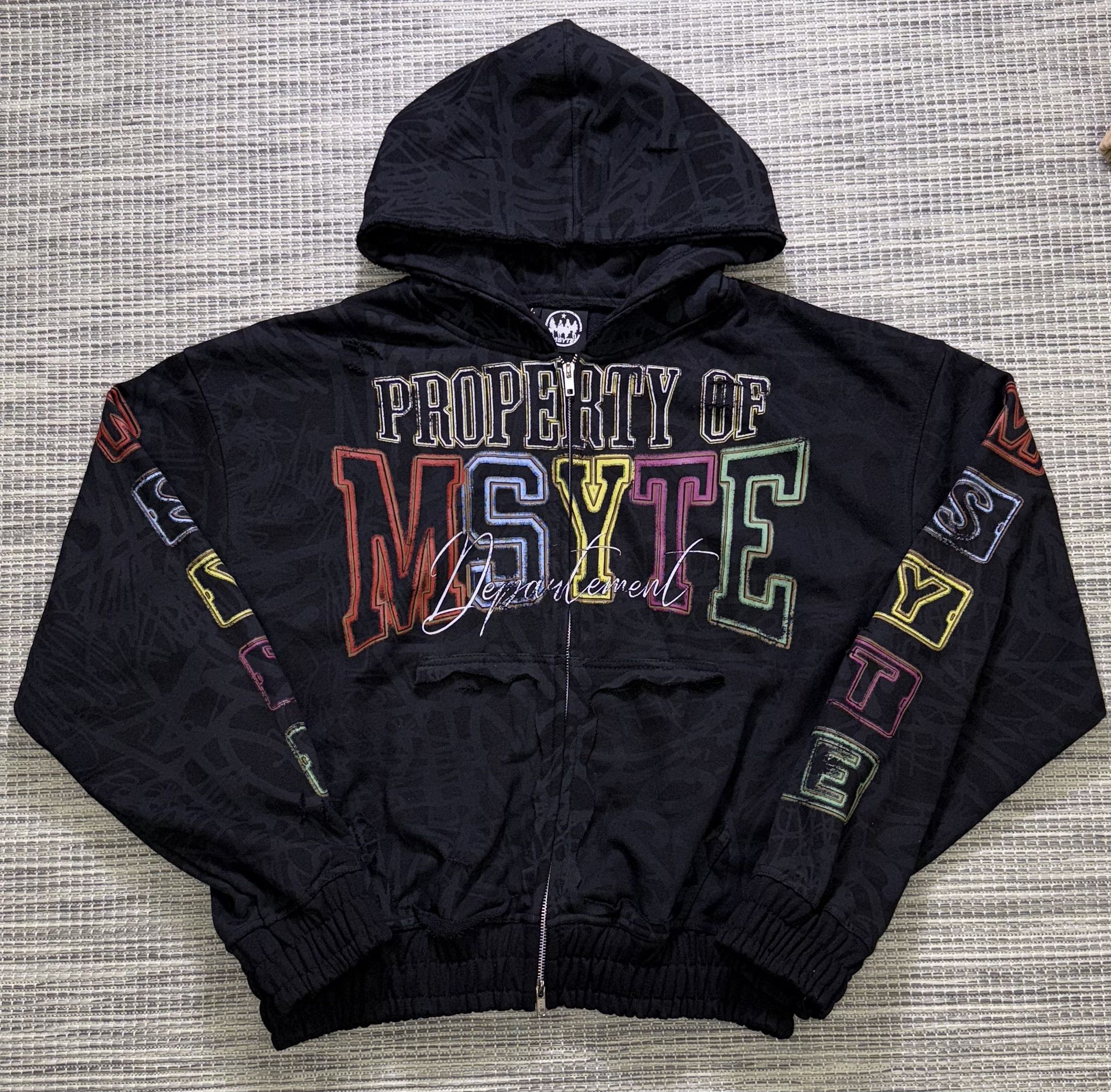 Other Msyte Black Graffiti Zip Size US XS / EU 42 / 0 - 1 Thumbnail