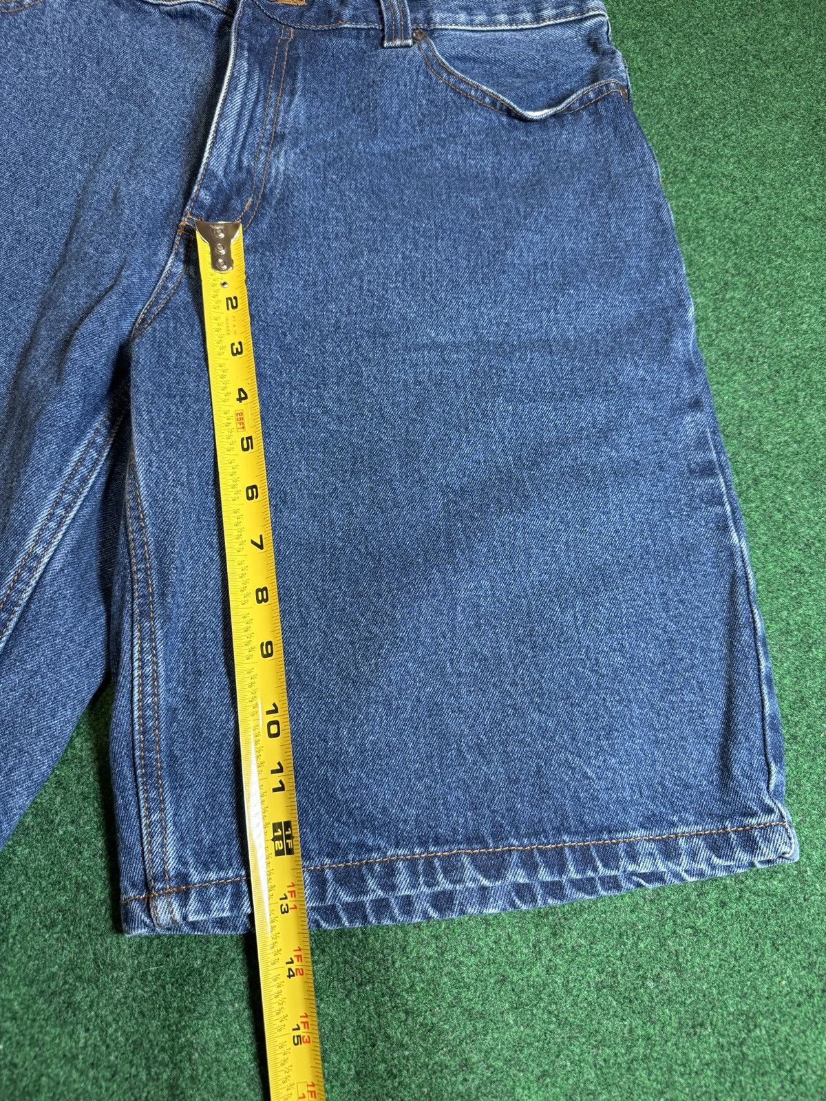 Route 66 Y2K Baggy Below Knee Hip Hop Jorts Route 66 13” Denim Shorts Size US 36 / EU 52 - 5 Thumbnail