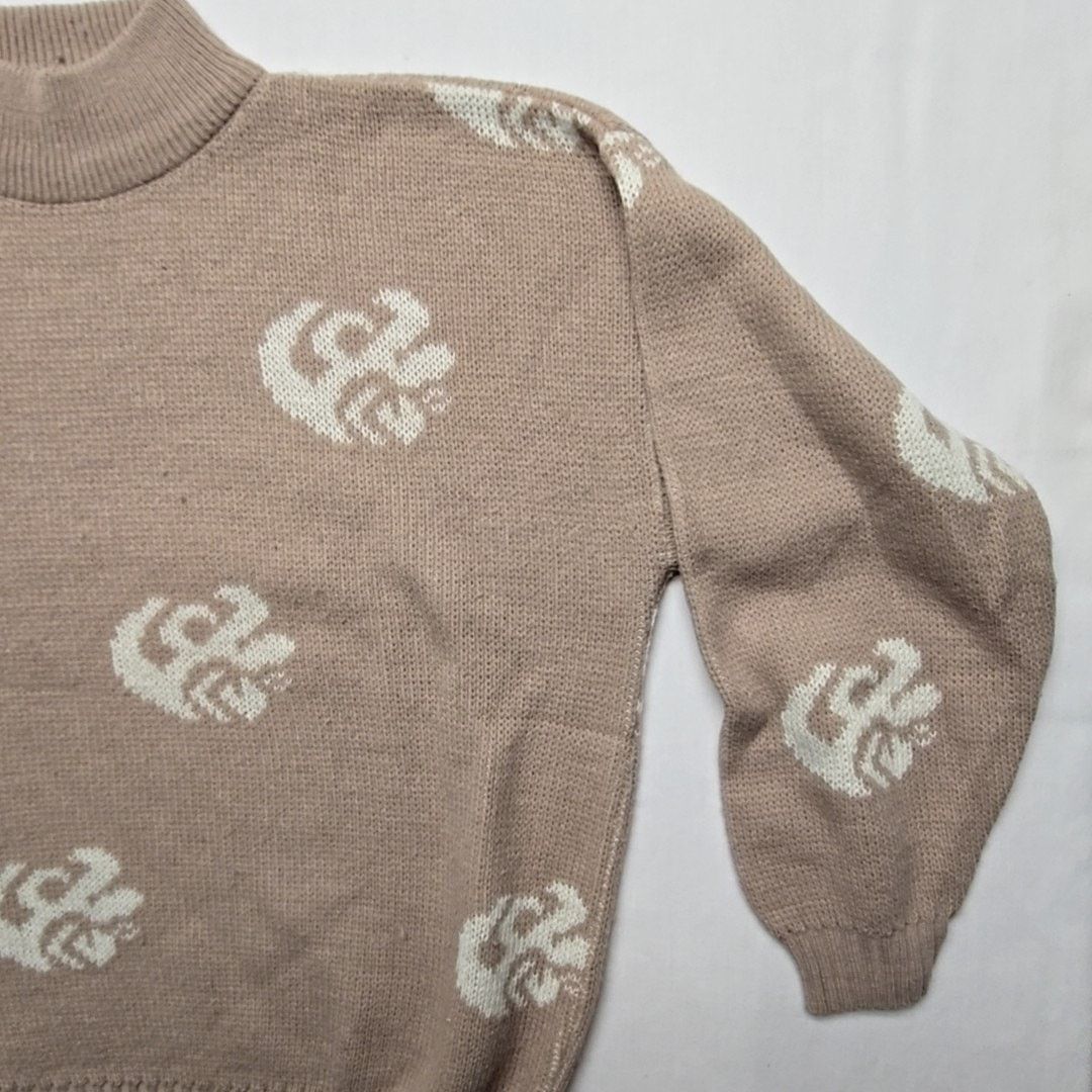 Vintage Vintage Tarazzia Sweater Beige Brown M Turlteneck 80s Size M / US 6-8 / IT 42-44 - 2 Thumbnail