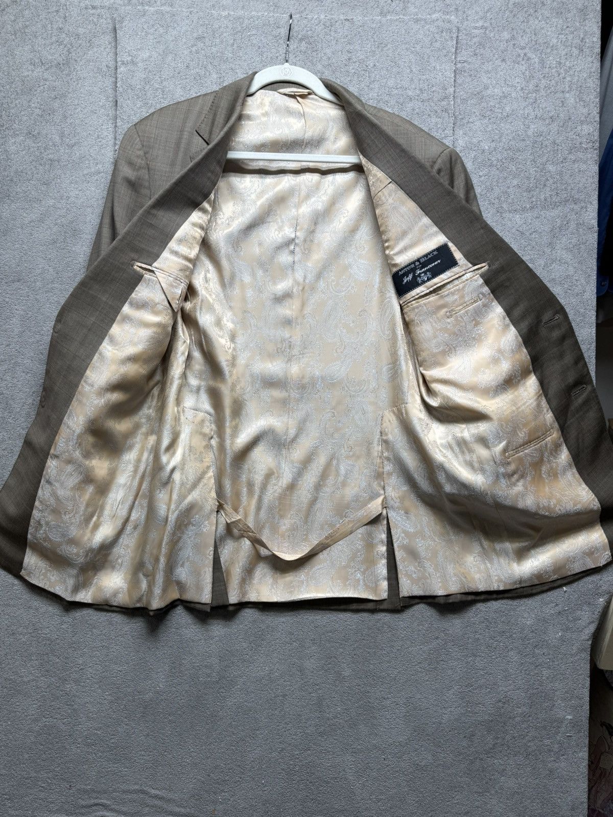 Other BESPOKE suit ASTOR & BLACK custom 44S Size 44S - 4 Thumbnail