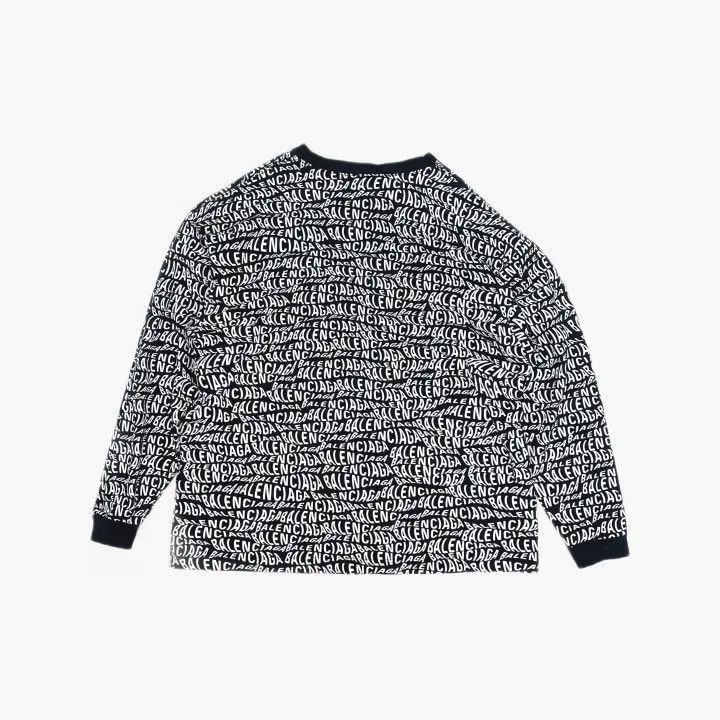 Balenciaga Balenciaga Balenciaga Black and White Logo Sweatshirt -250 Size US M / EU 48-50 / 2 - 2 Thumbnail