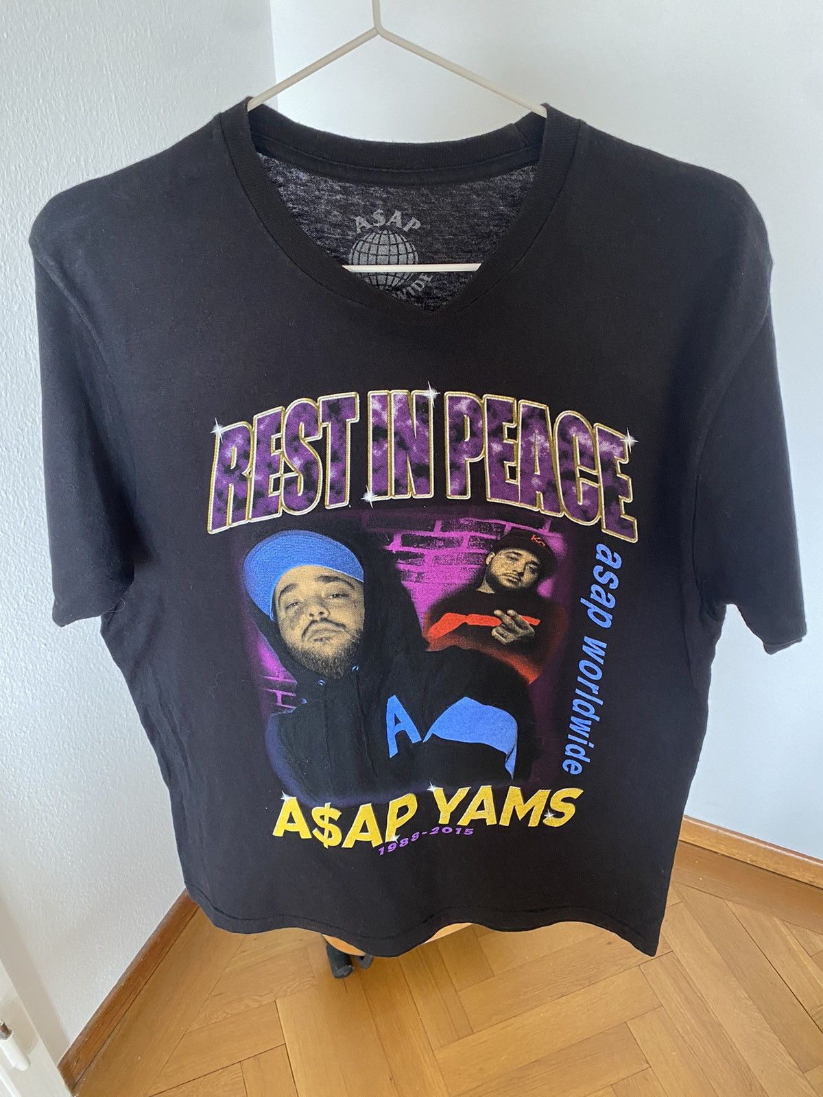A$AP Rocky Rare A$AP Yams Memorial T-Shirt Size US L / EU 52-54 / 3 - 1 Thumbnail