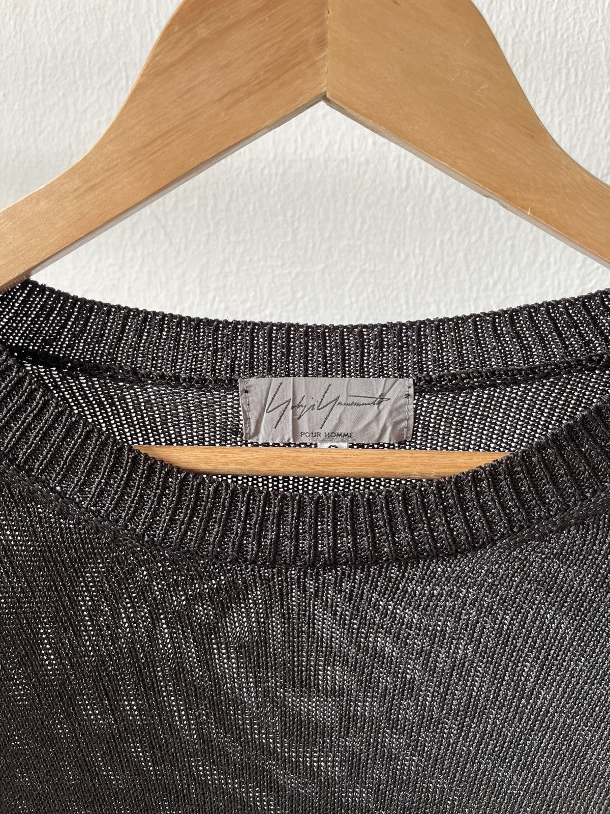 Yohji Yamamoto A/W2009 Yohji Yamamoto Pour Homme Rayon Knitwear Size US L / EU 52-54 / 3 - 12 Thumbnail