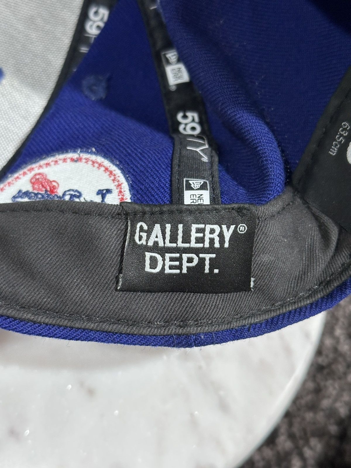 Gallery Dept. Gallery Dept Los Angeles LA Dodgers Blue G Patch Fitted Hat Size ONE SIZE - 16 Thumbnail