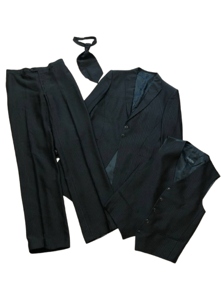 Carlo Pignatelli Luxury Carlo Pignatelli Classic Striped Suit Size 52R Size 52R - 1 Thumbnail
