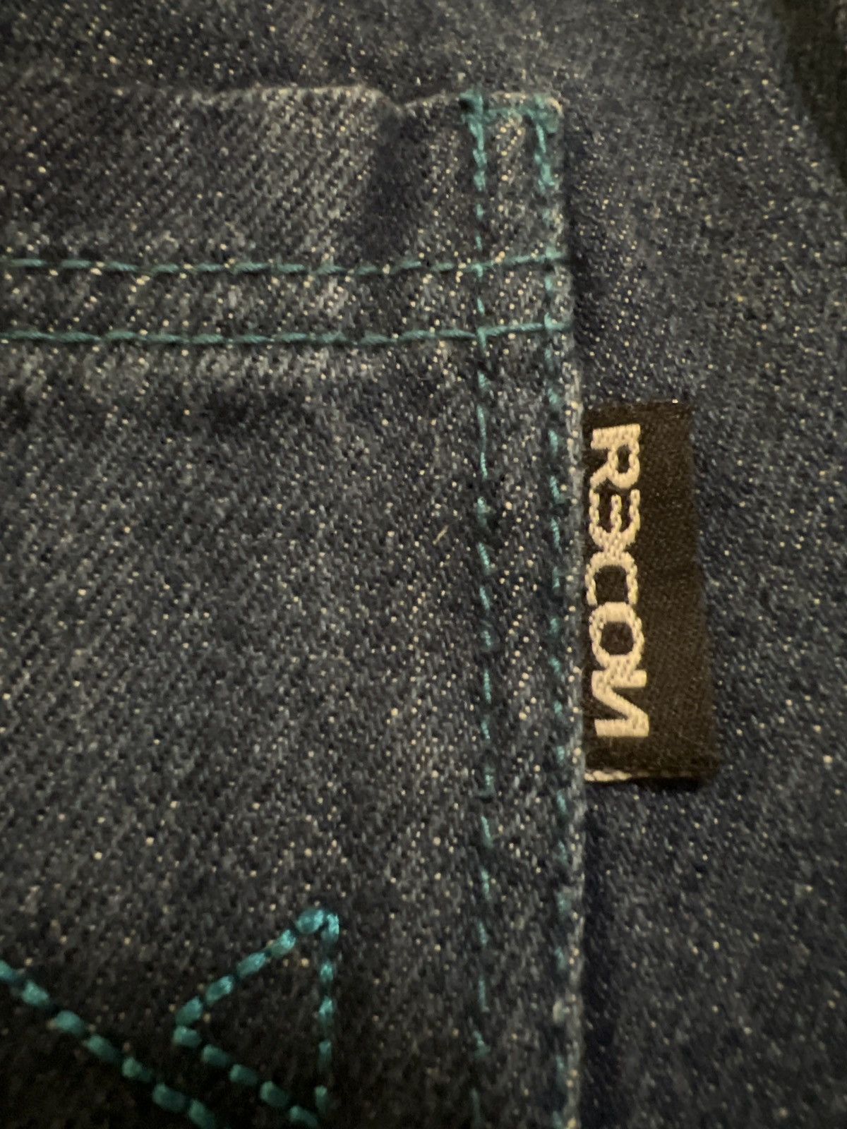 Recon 00’s Recon blue stitched denim Size US 31 - 4 Thumbnail