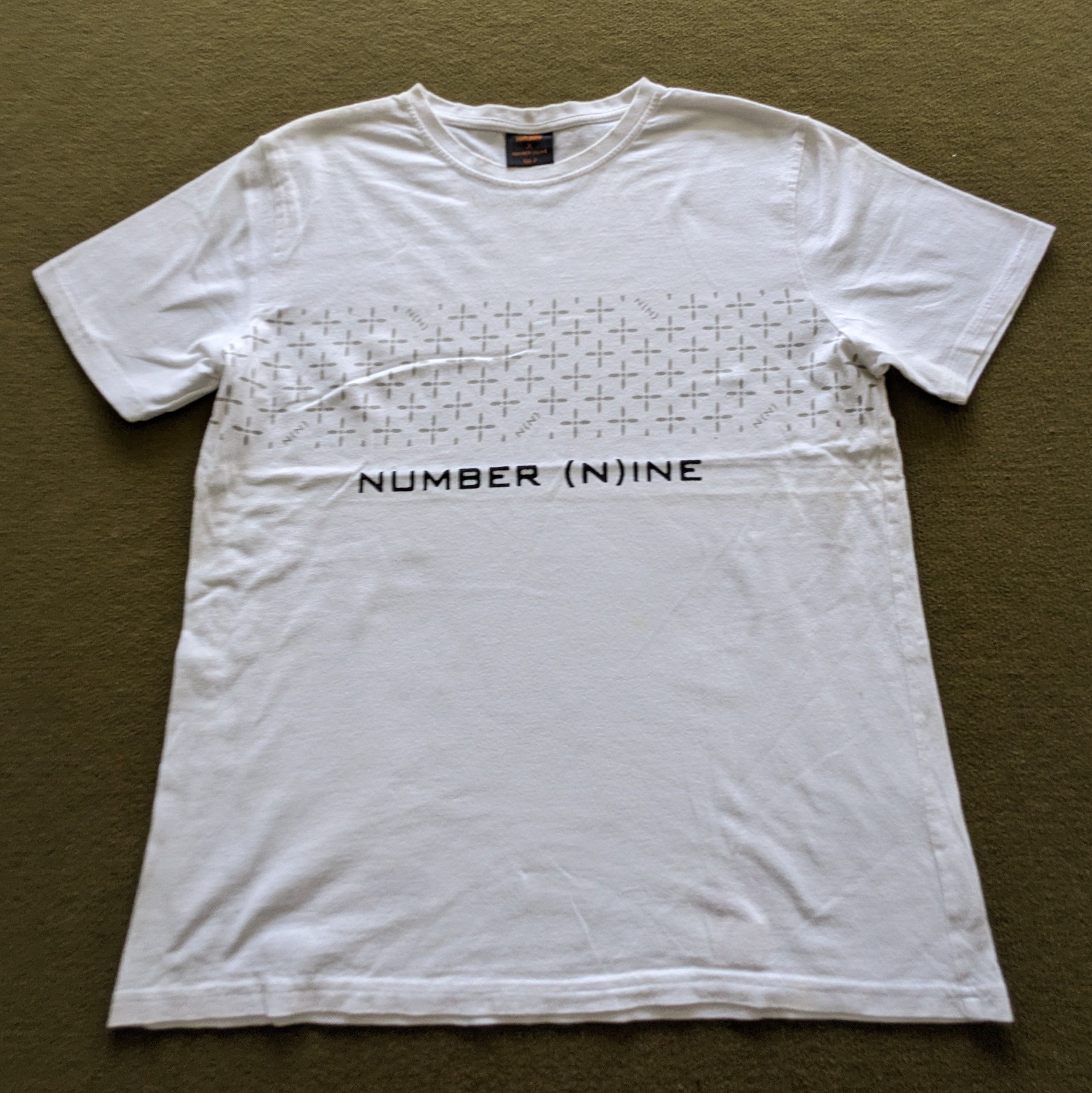 Number (N)ine Vintage Number Nine Japanese Fashion Brand Custom T-shirt Size US L / EU 52-54 / 3 - 1 Thumbnail