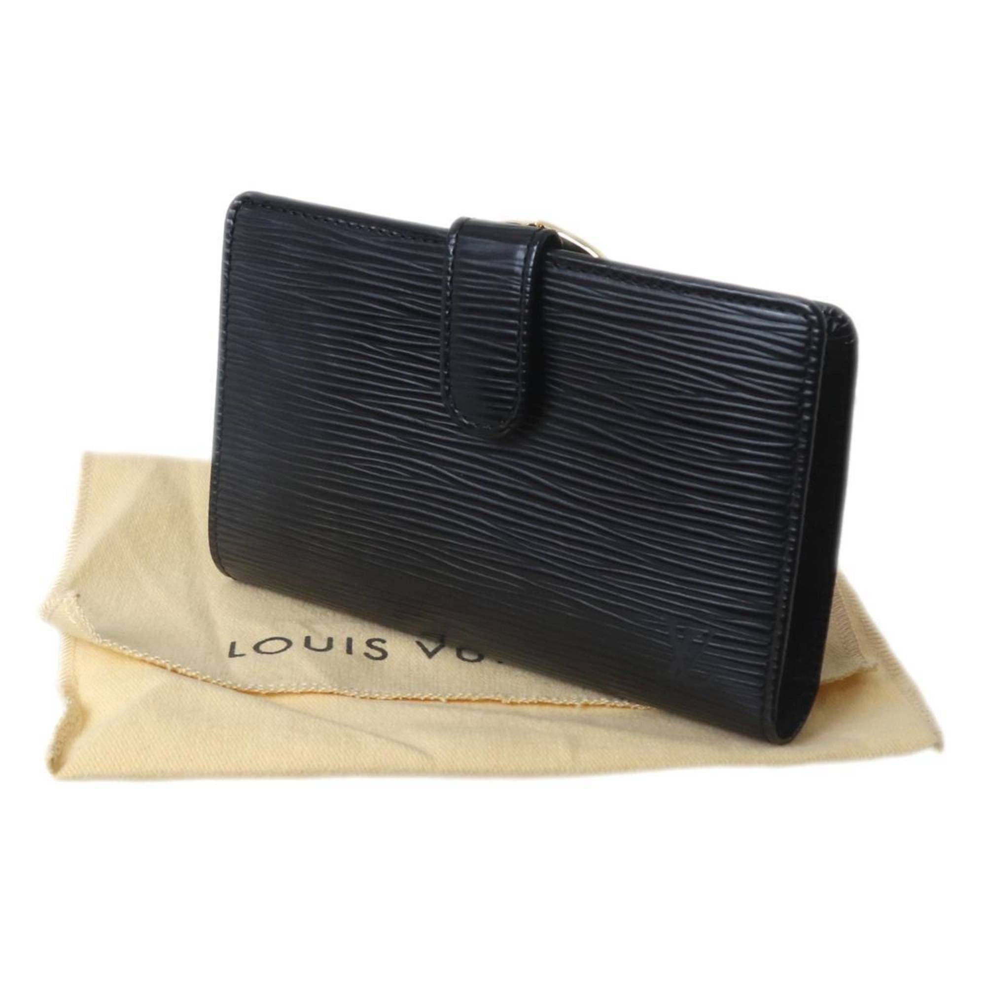 Louis Vuitton Louis Vuitton Porte Monnaie Bi-fold Wallet Epi Leather Noir M63242 MI0025 Size ONE SIZE - 1 Thumbnail