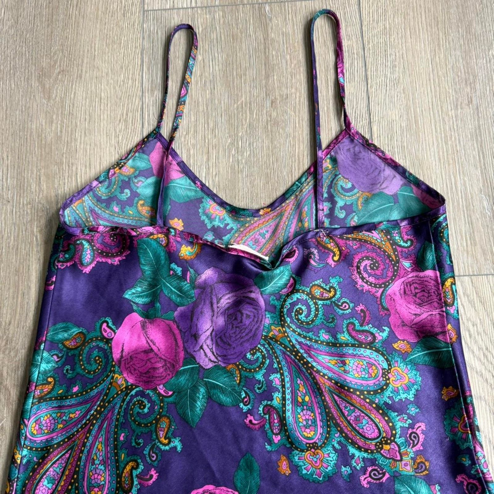 Other Vintage Women’s Boho Floral Paisley Top Size M / US 6-8 / IT 42-44 - 6 Thumbnail
