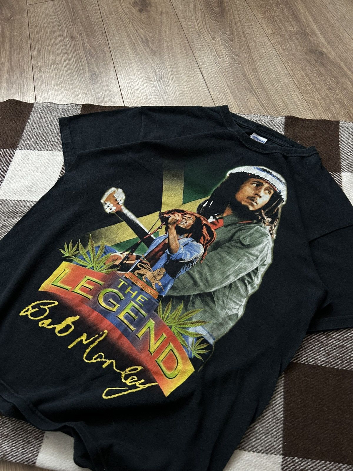 Bob Marley × Vintage Vintage Bob Marley The legend big logo shirt Size US M / EU 48-50 / 2 - 2 Thumbnail