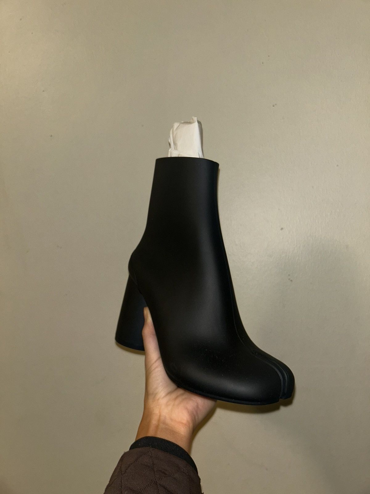 Maison Margiela Maison Margiela Tabi Black Rain Boots split 