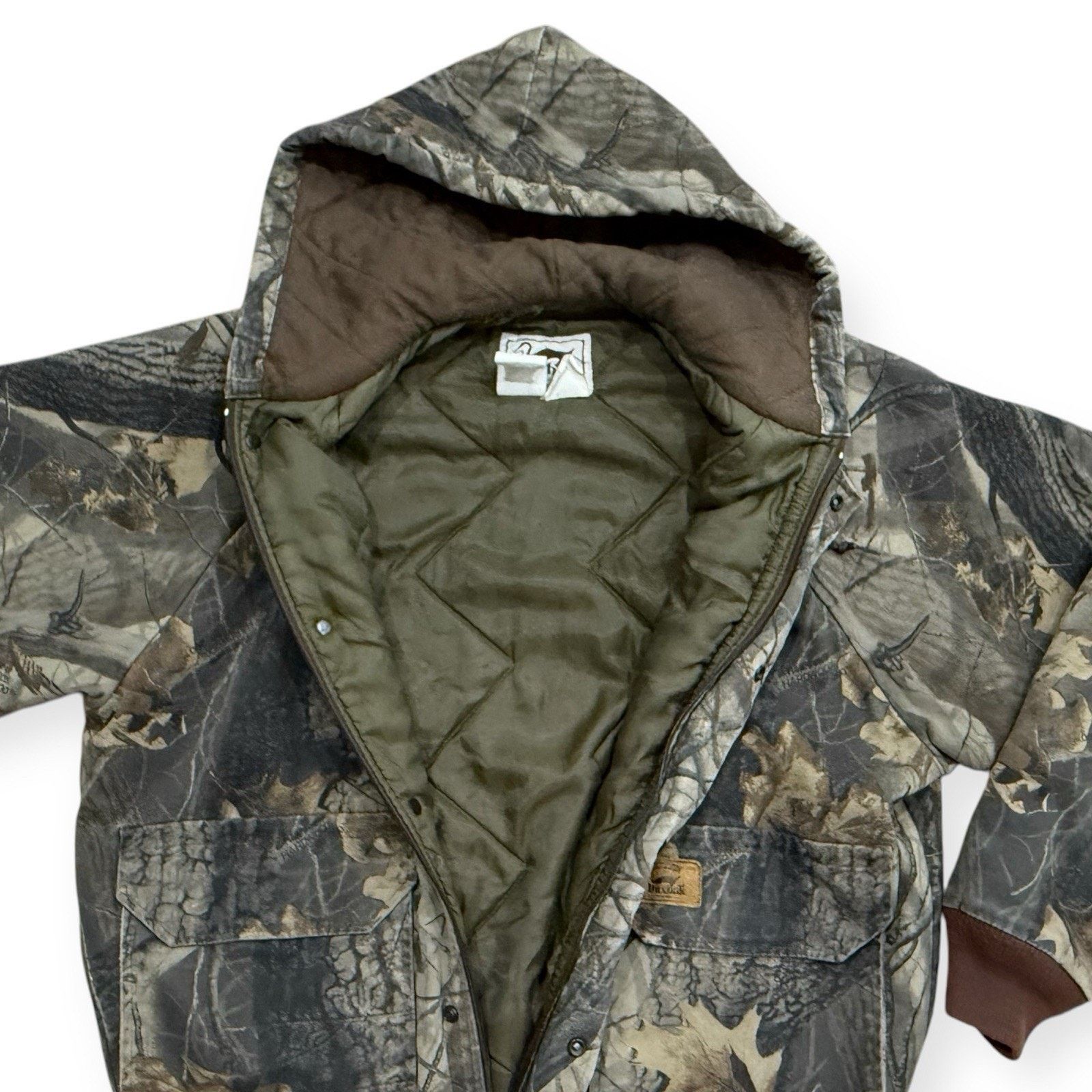 Other Vintage Duxbak Real Tree Bomber Jacket Mens L Full Zip Size US L / EU 52-54 / 3 - 5 Thumbnail