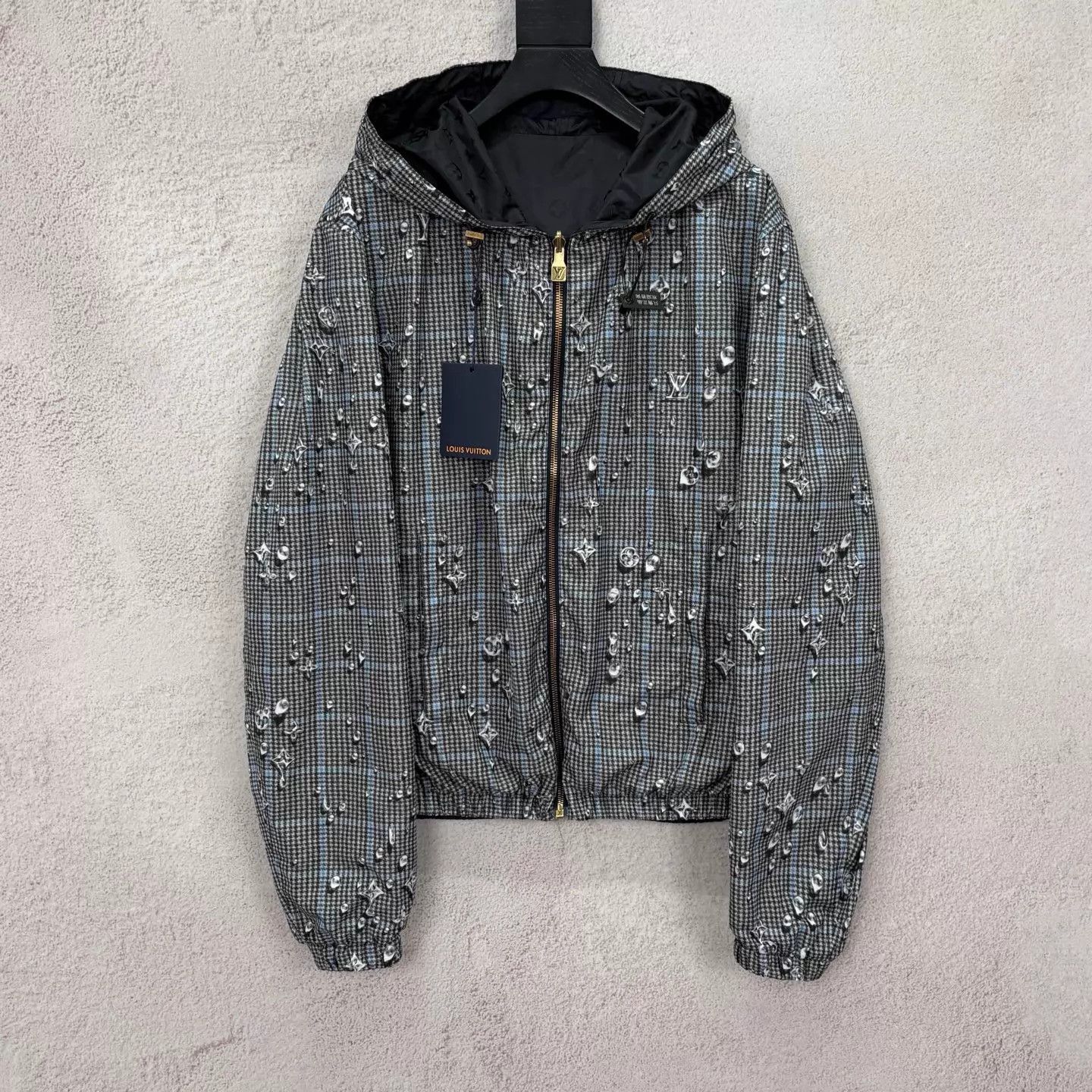 Louis Vuitton LV 2026ss 3D Printed Full Rhinestone Raindrop Jacket 48 Size US M / EU 48-50 / 2 - 1 Thumbnail