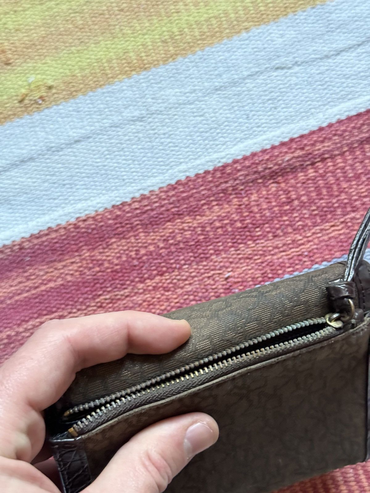 DKNY Vintage 90’s DKNY y2k Monogram Leather Wallet Size ONE SIZE - 12 Thumbnail