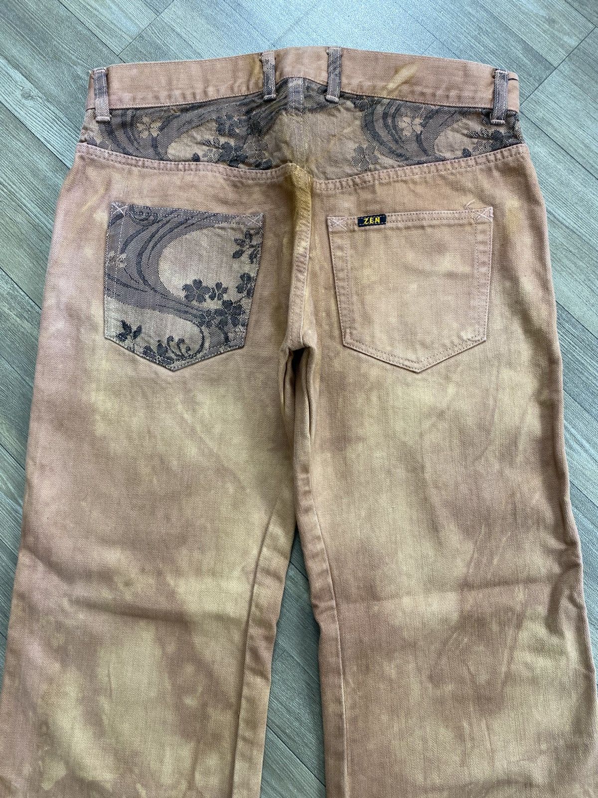 Mizra Jeans Kyoto Rare Mizra Kyoto Reconstructed Hybird Patch Seasoned Denim Size US 34 / EU 50 - 15 Thumbnail