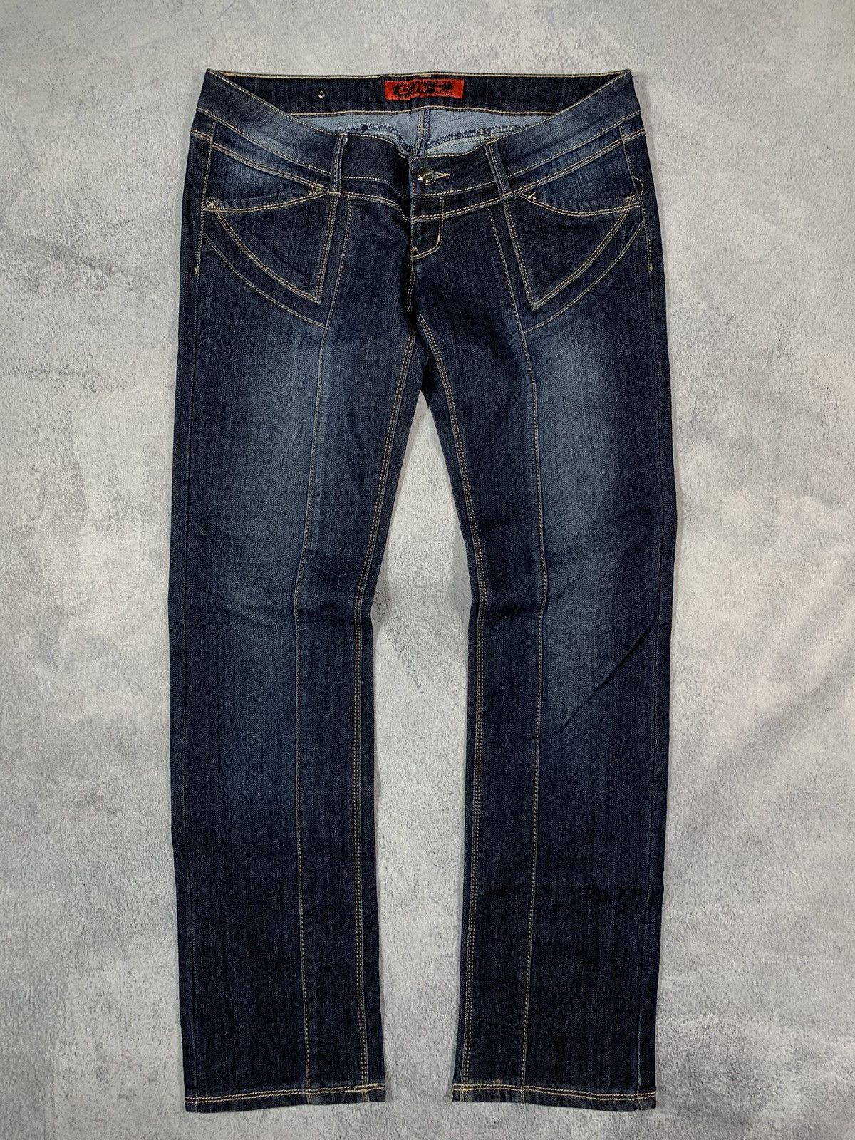 Vintage Vintage Y2K Japanese low rise denim jeans streetwear style Size 34" / US 12 / IT 48 - 1 Thumbnail