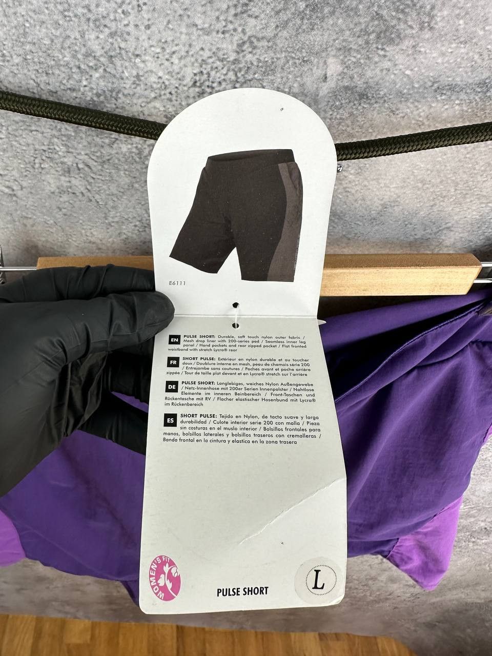 Other NWT Endura Bike Pulse Short Purple Cycling Shorts Nylon Size 32" / US 10 / IT 46 - 9 Thumbnail