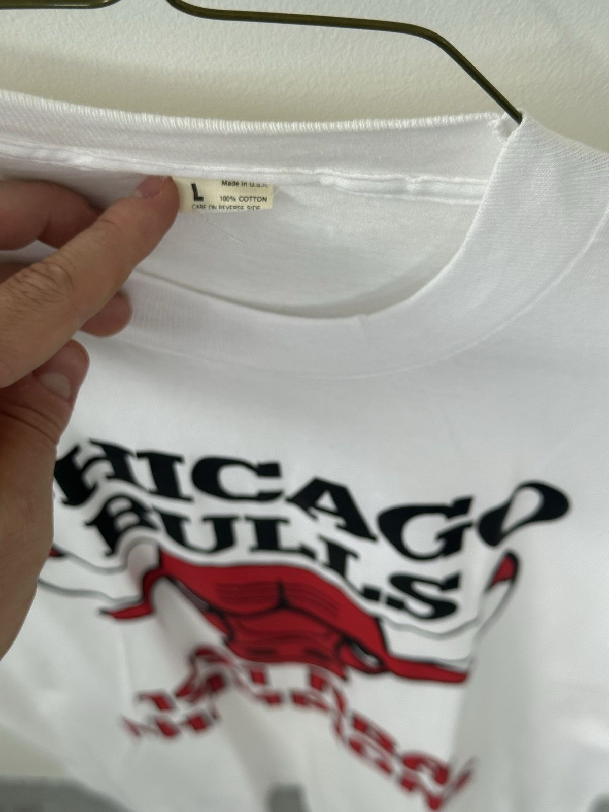 Vintage Chicago Bulls 1991 NBA Champions Size US L / EU 52-54 / 3 - 2 Thumbnail