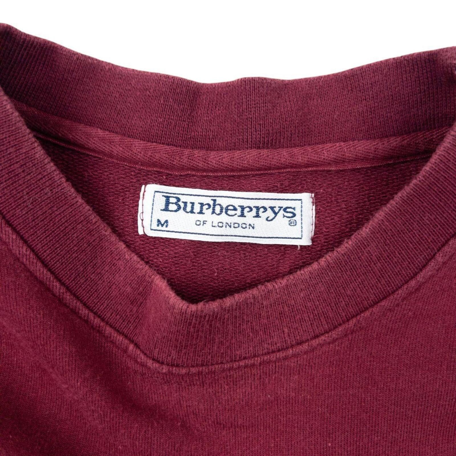 Burberry Vintage 90s Burberry Embroidered Sweatshirt Size S Size US S / EU 44-46 / 1 - 5 Thumbnail