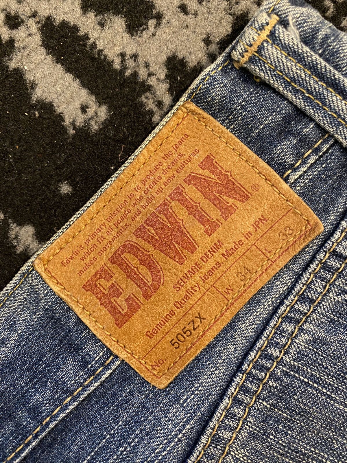 Edwin Edwin Japan Selvedge Washed Blue Denim Vintage Size US 34 / EU 50 - 9 Thumbnail