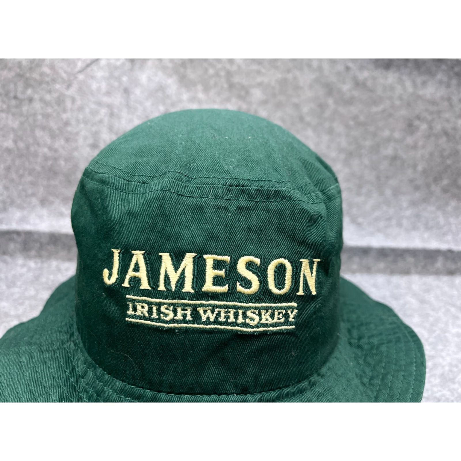 Vintage Jameson Bucket Hat Adult One Size Green 100% Cotton Outdoors Hat Men Whiskey Irish Outdoor Size ONE SIZE - 2 Thumbnail
