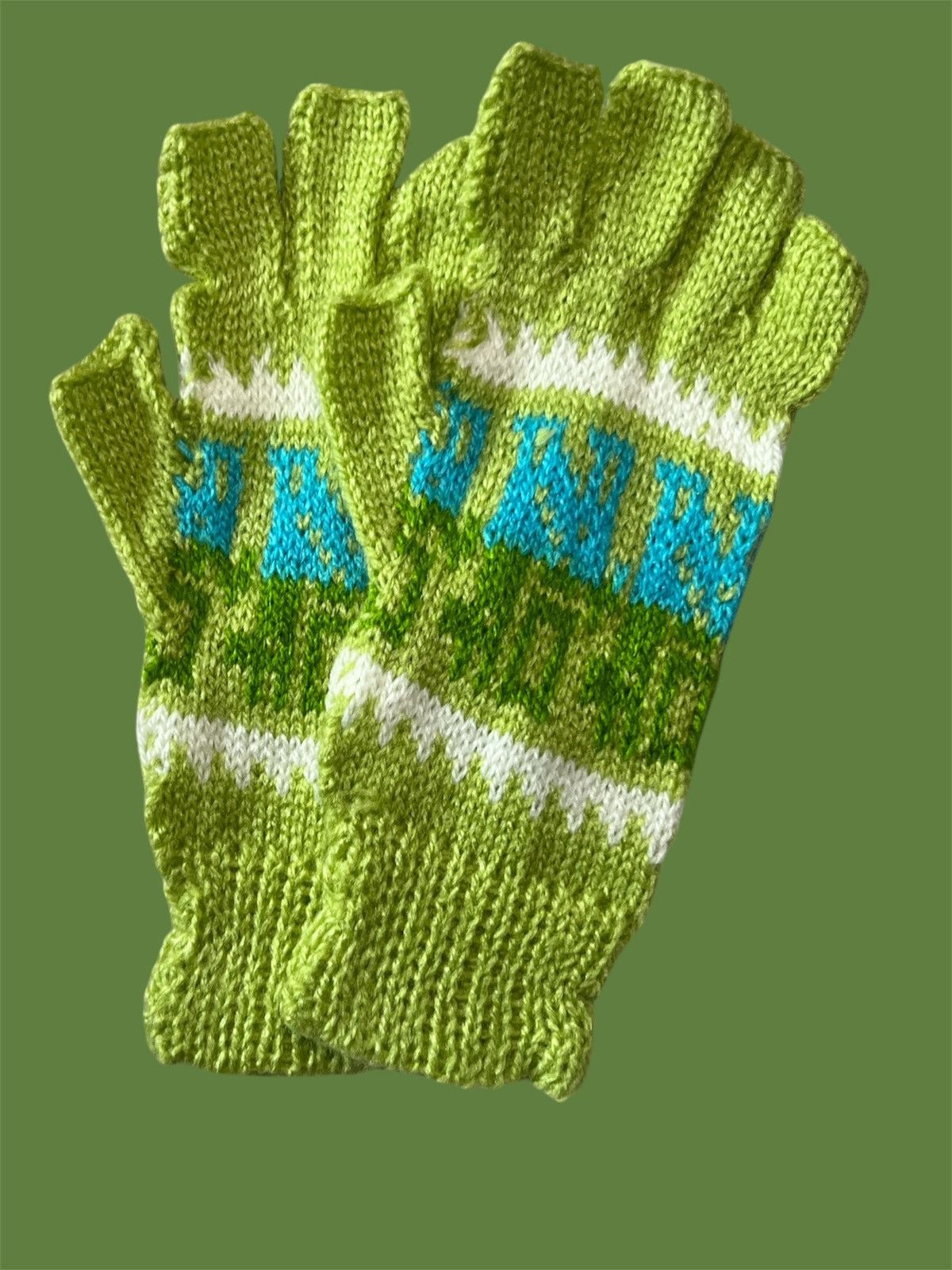Other Handmade Alpaca Wool Gloves from Peru Size ONE SIZE - 4 Thumbnail