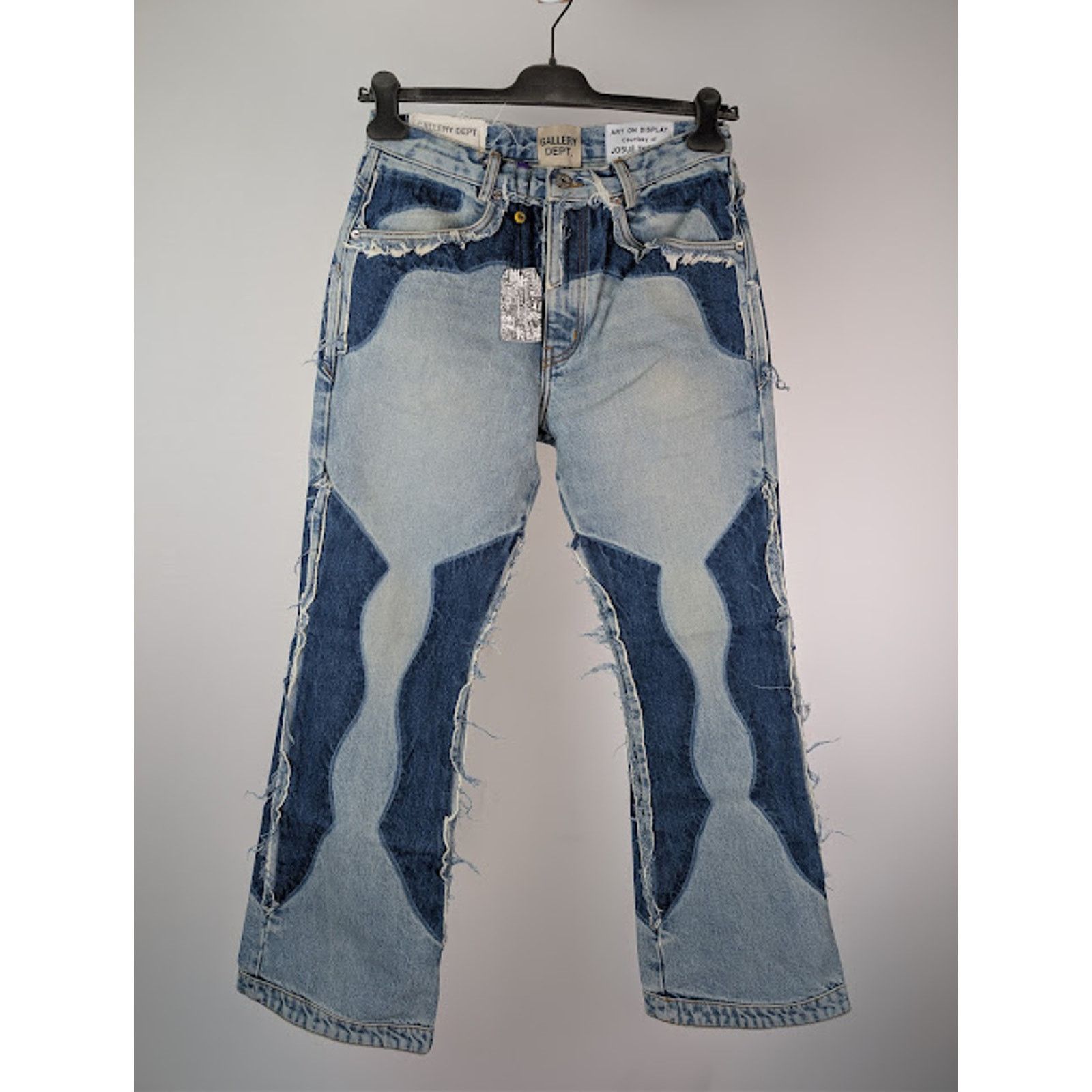 Gallery Dept. o1rshd1 Patchwork Flared Denim Jeans in Indigo Blue Size US 38 / EU 54 - 2 Thumbnail