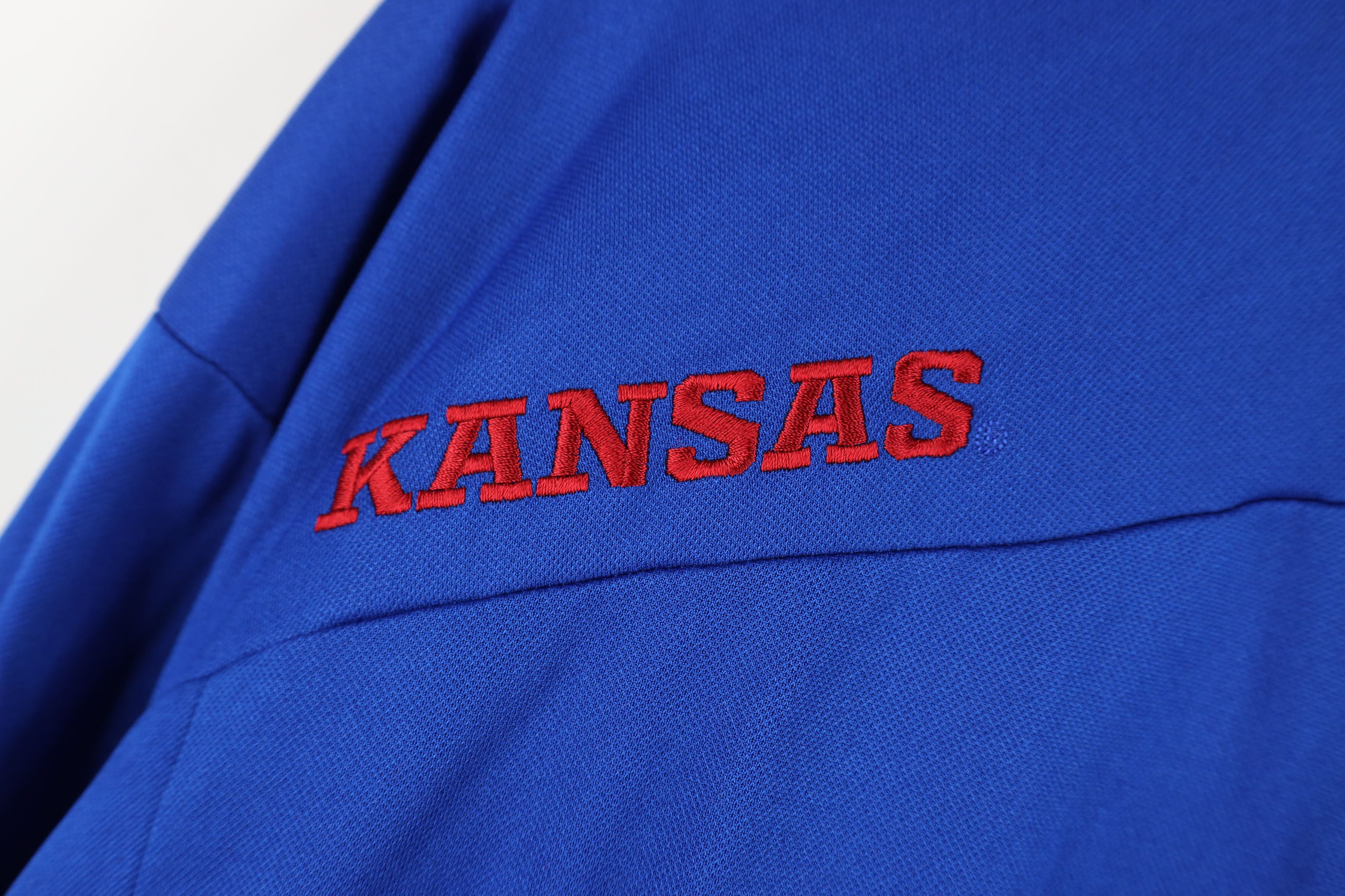 Adidas Adidas Kansas University Basketball Full Zip Jacket Blue Size US XL / EU 56 / 4 - 15 Thumbnail