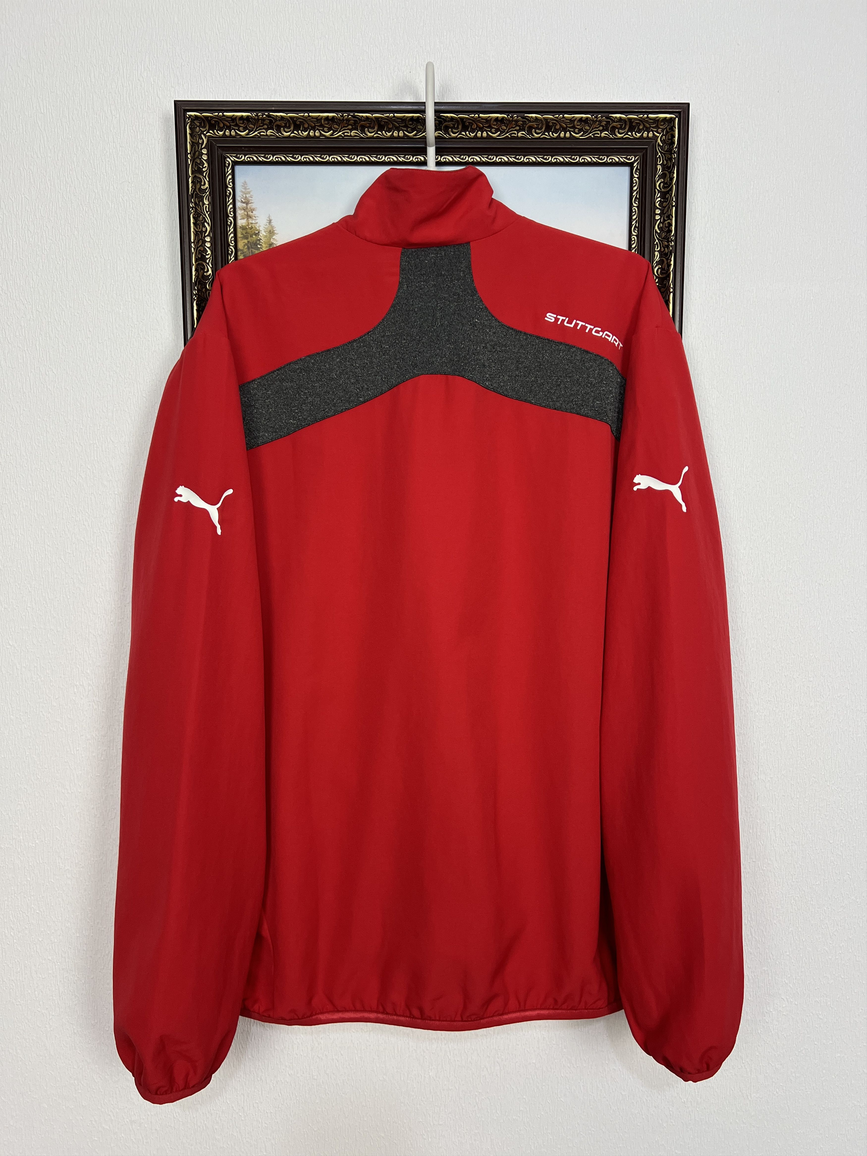 Puma Stuttgart Football Jacket Soccer Track Top Train Sweatshirt Size US XL / EU 56 / 4 - 10 Thumbnail