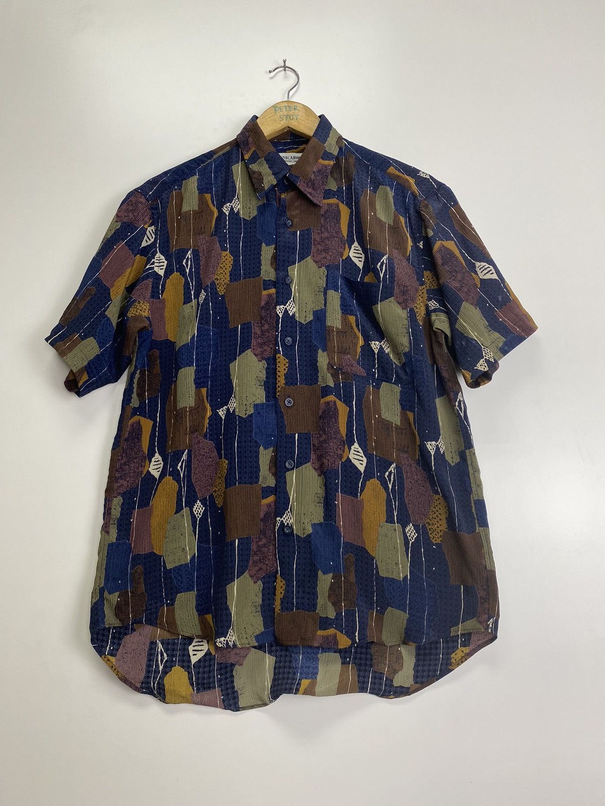 Japanese Brand × Vintage Vintage Ginnicarol button up Size US M / EU 48-50 / 2 - 1 Thumbnail